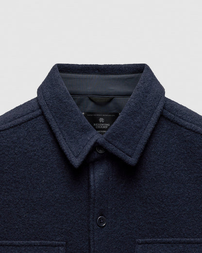 Boiled Wool Warden Overshirt