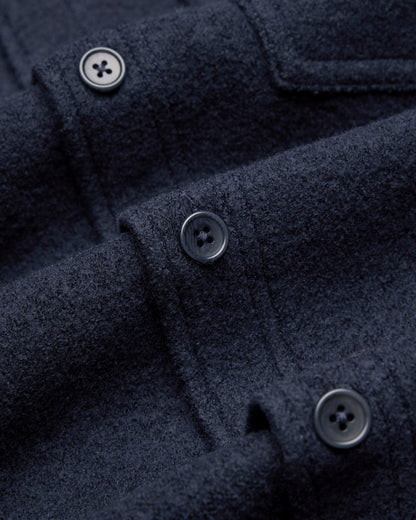 Boiled Wool Warden Overshirt