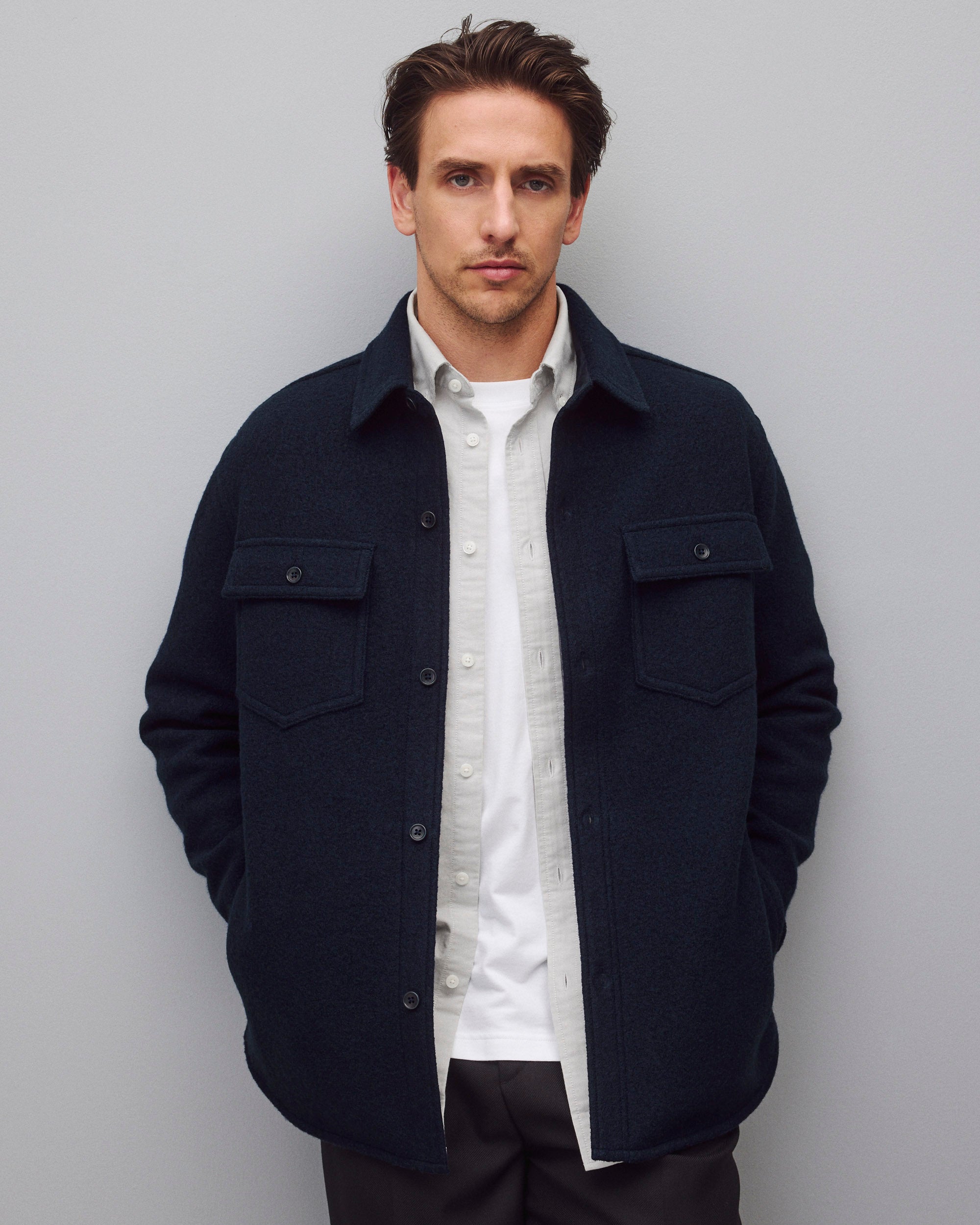 Boiled Wool Warden Overshirt | Reigning Champ | Reigning Champ US