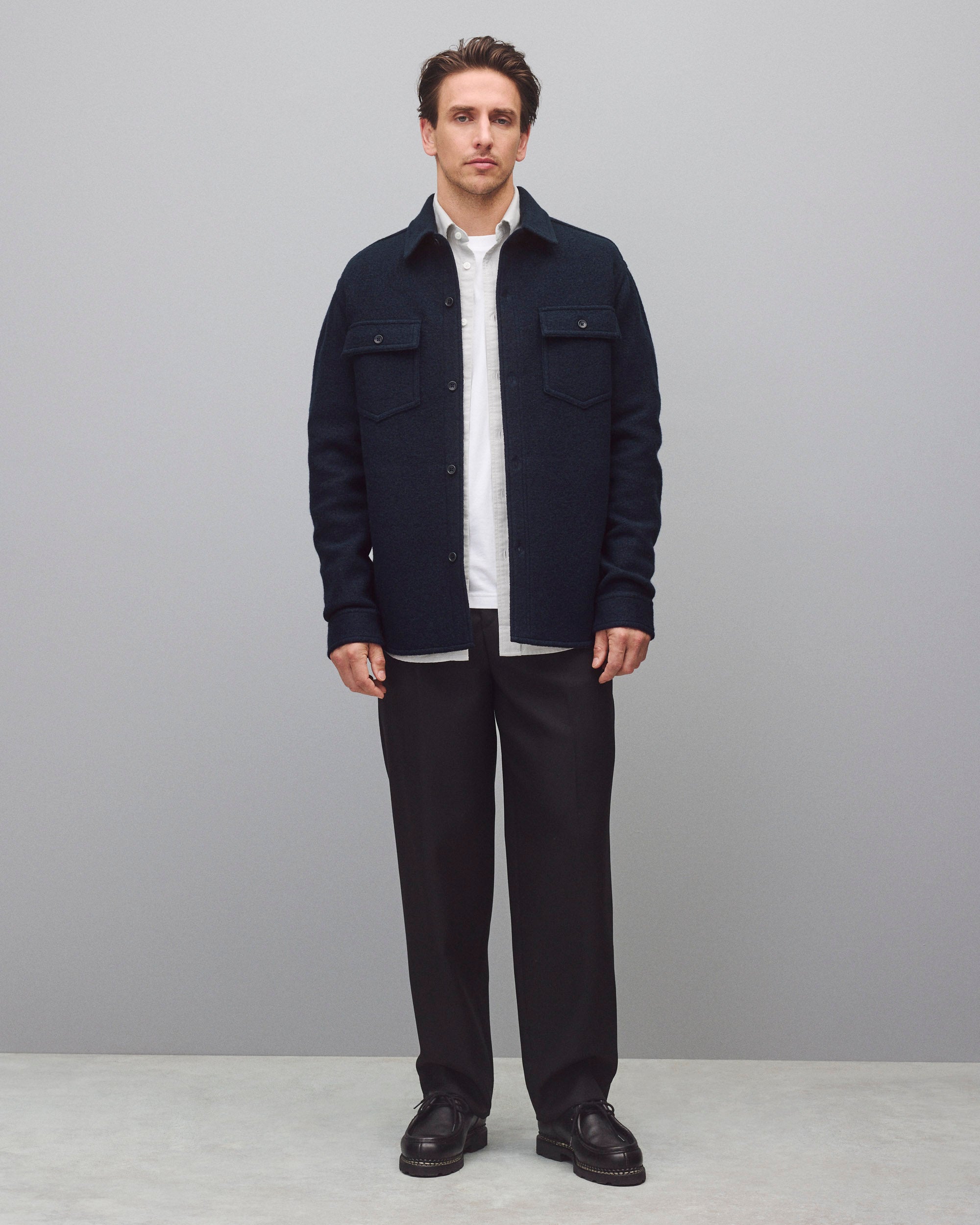 Boiled Wool Warden Overshirt | Reigning Champ | Reigning Champ US
