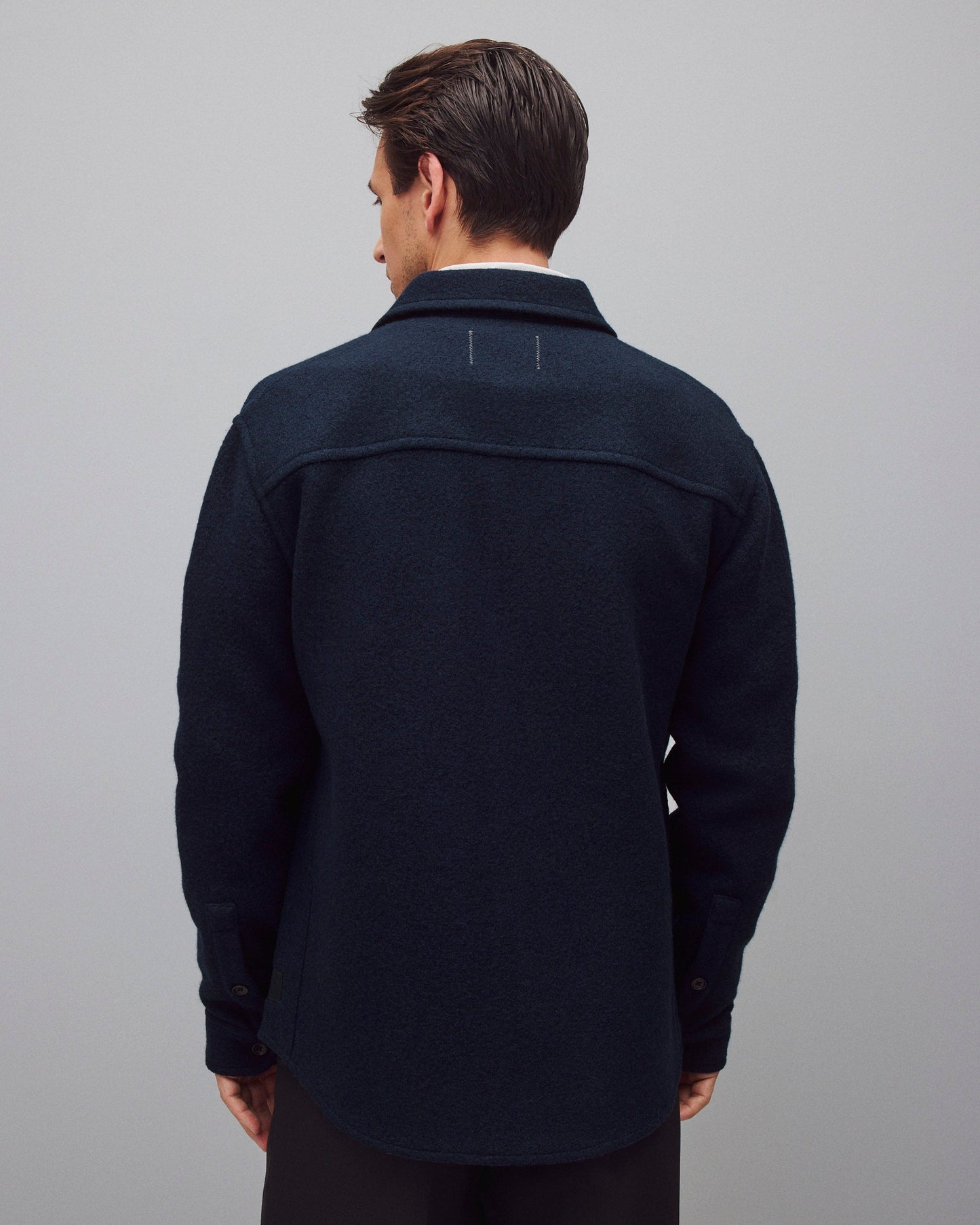 Boiled Wool Warden Overshirt