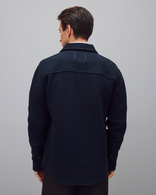 Boiled Wool Warden Overshirt