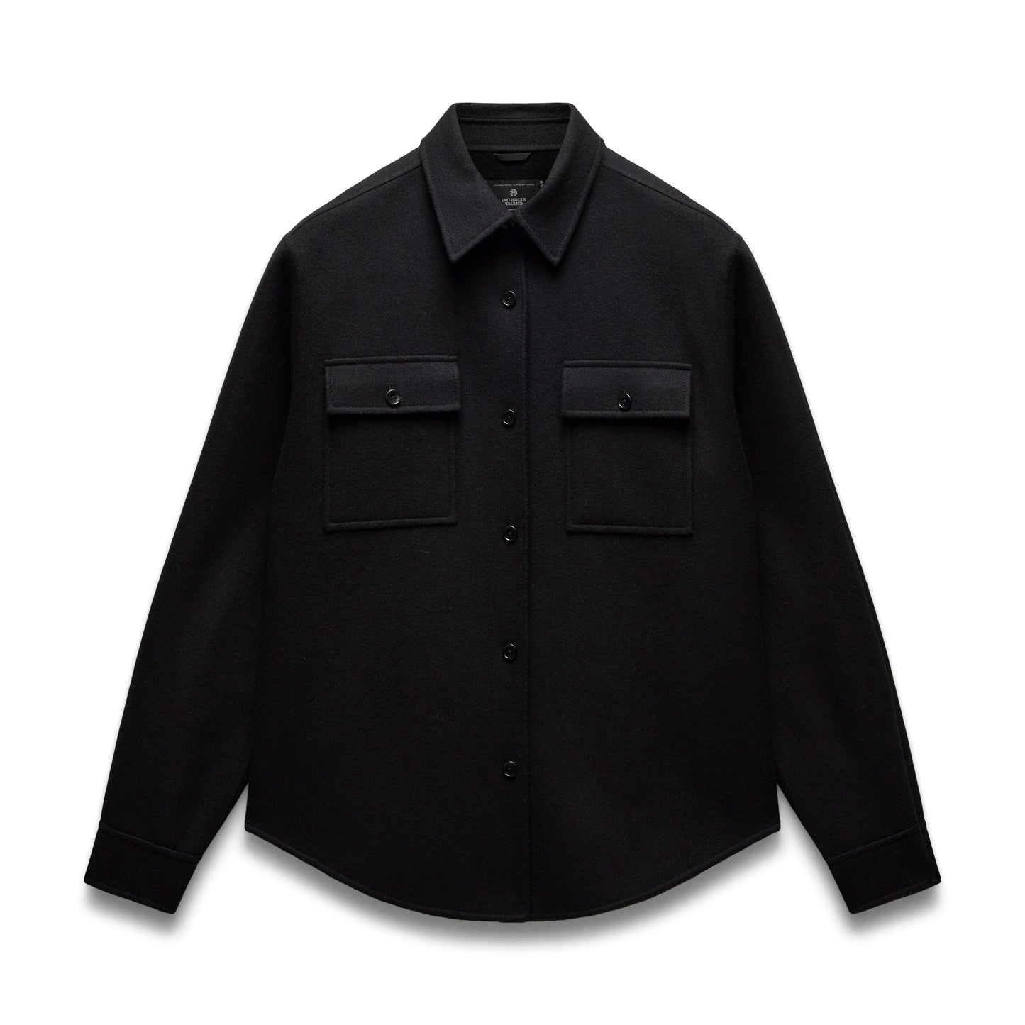 Double Faced Wool Concourse Overshirt