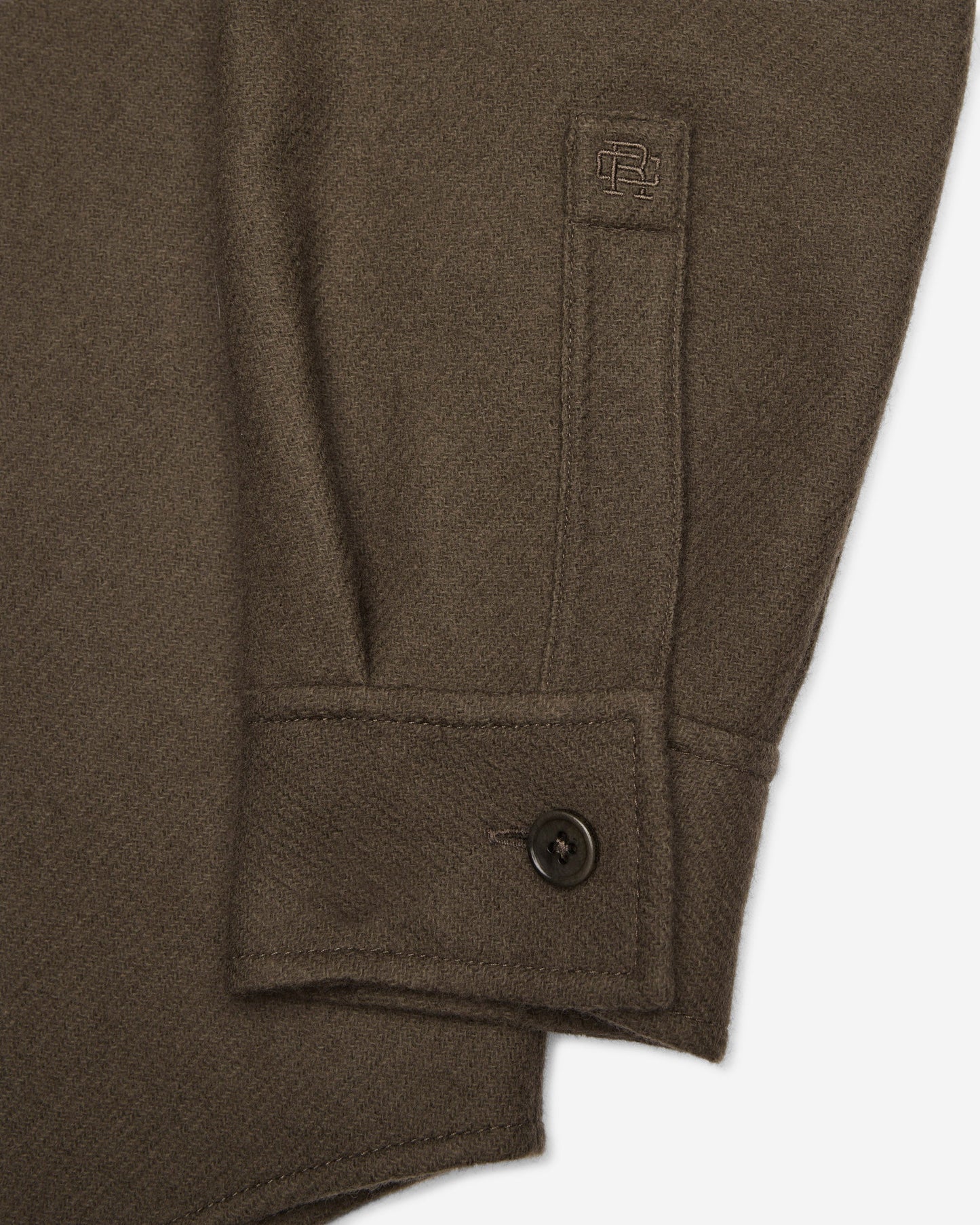 Double Faced Wool Concourse Overshirt