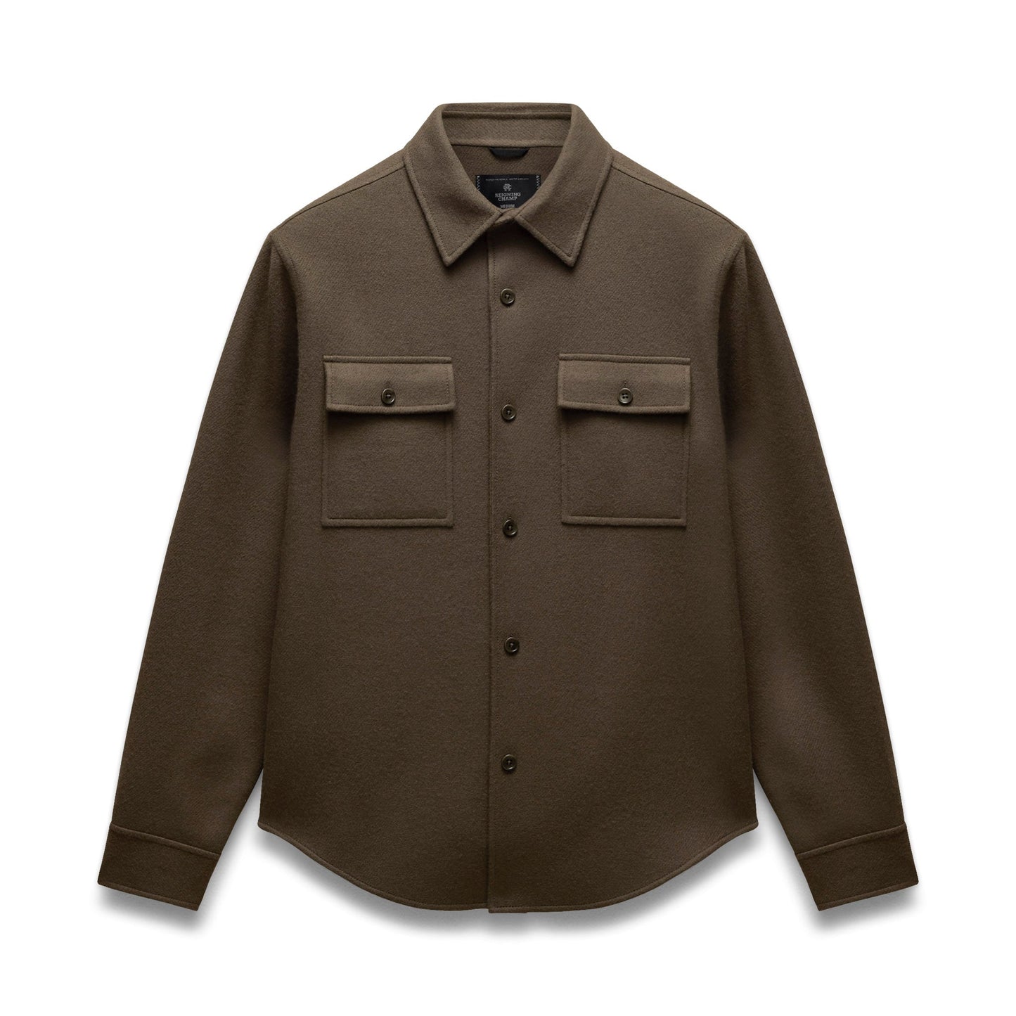 Double Faced Wool Concourse Overshirt