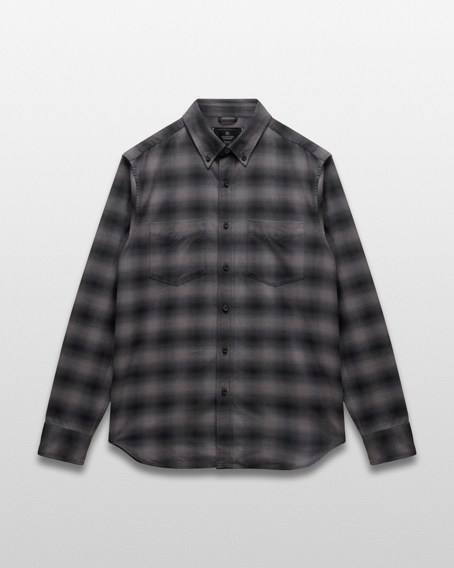 Cotton Plaid Site Standard Shirt