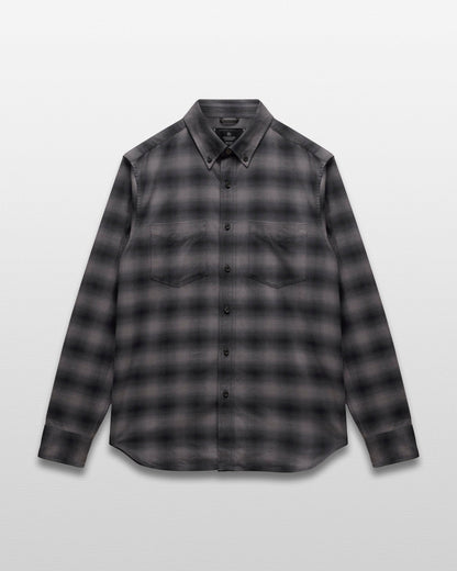Cotton Plaid Site Standard Shirt