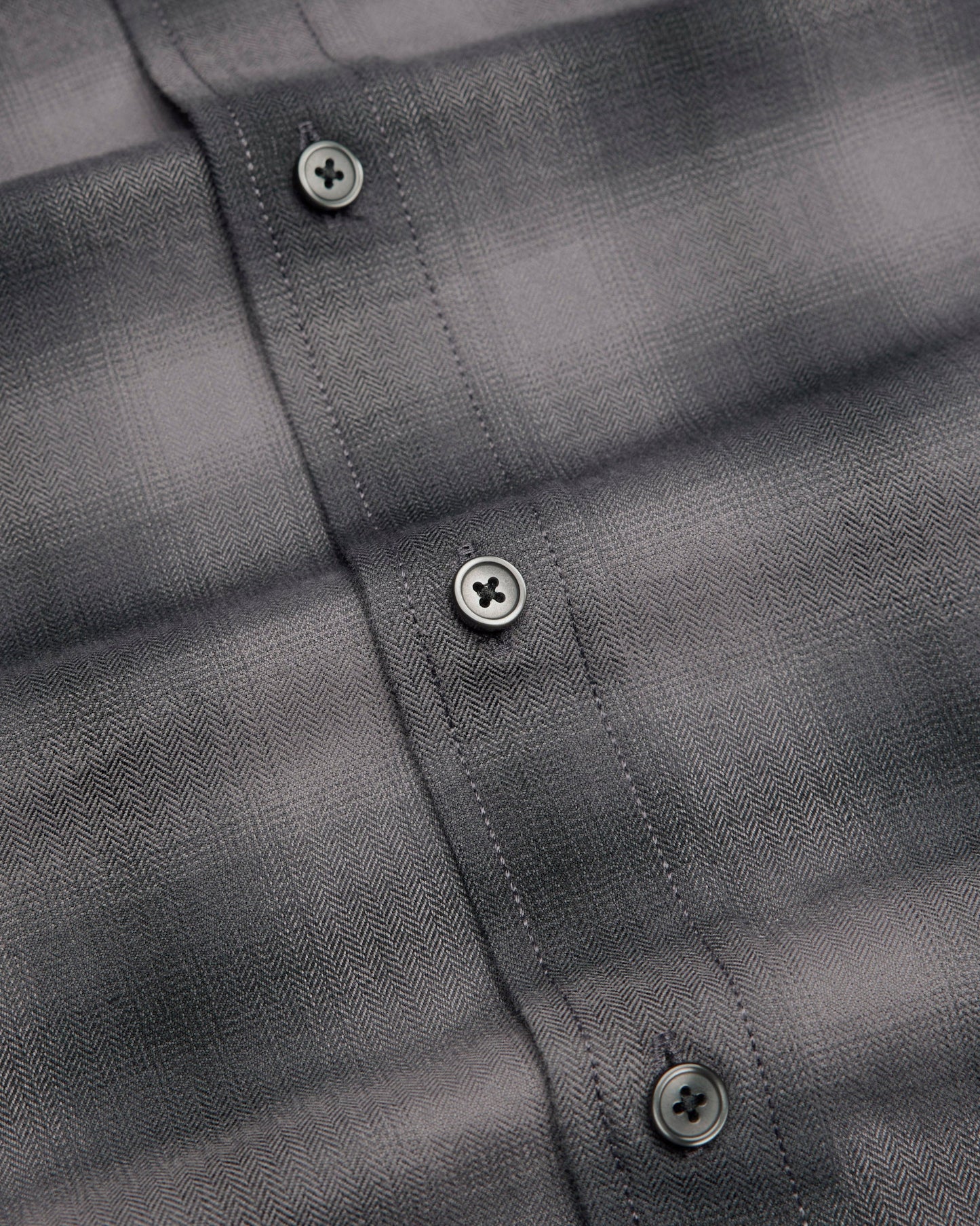 Cotton Plaid Site Standard Shirt