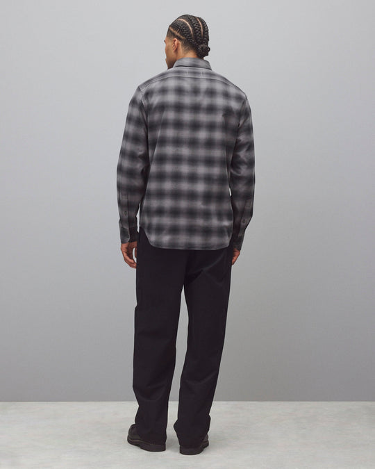 Cotton Plaid Site Standard Shirt