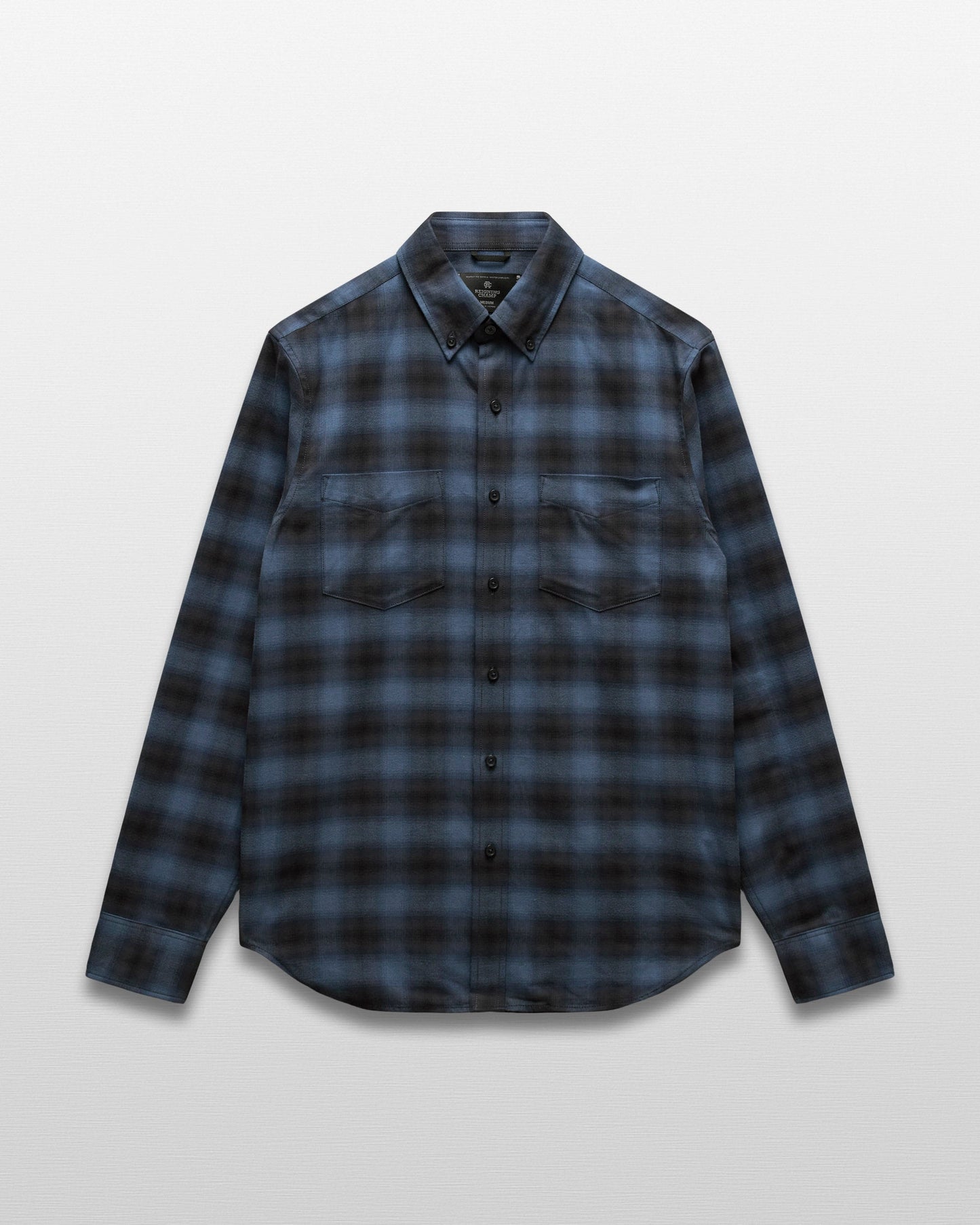 Cotton Plaid Site Standard Shirt