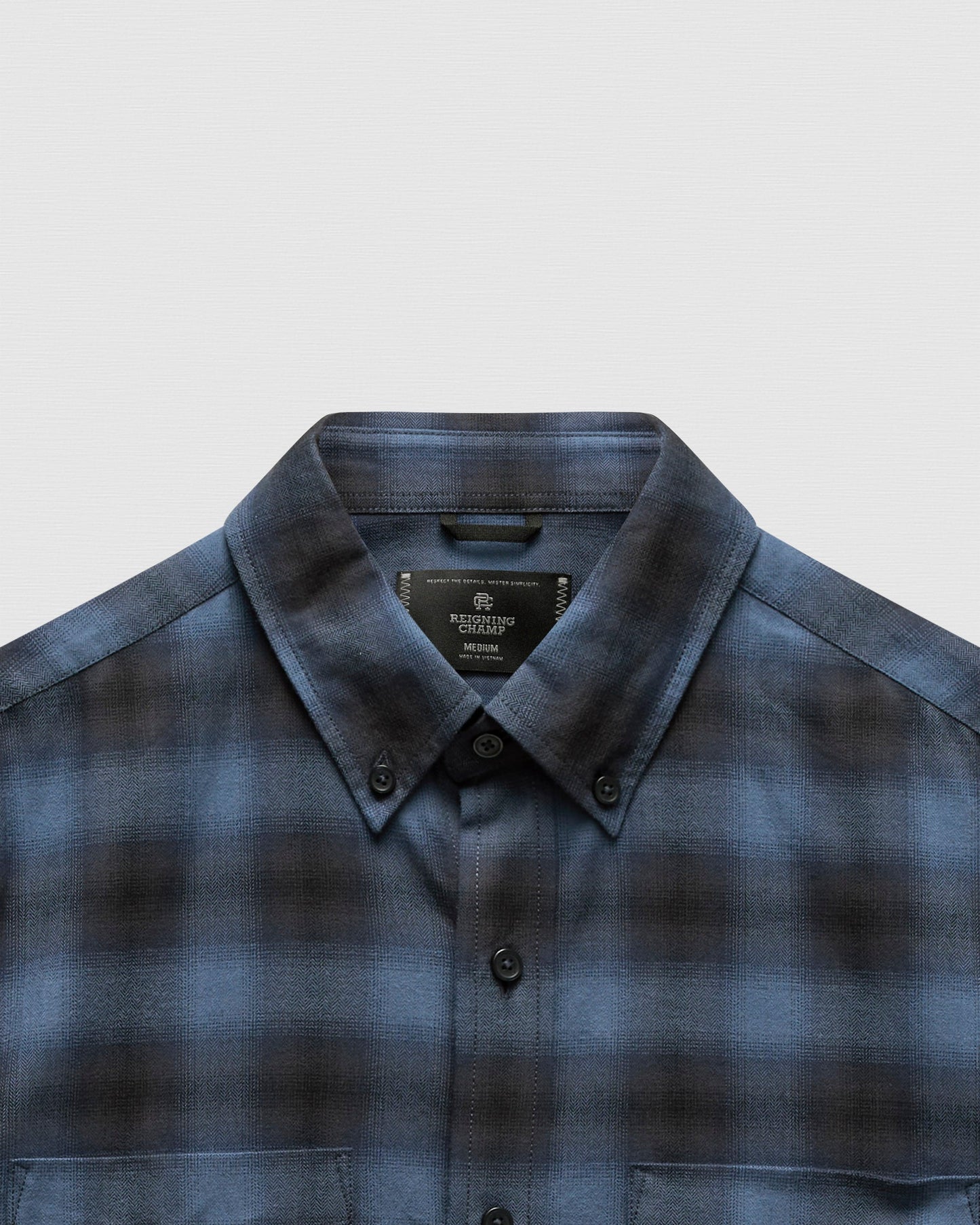 Cotton Plaid Site Standard Shirt
