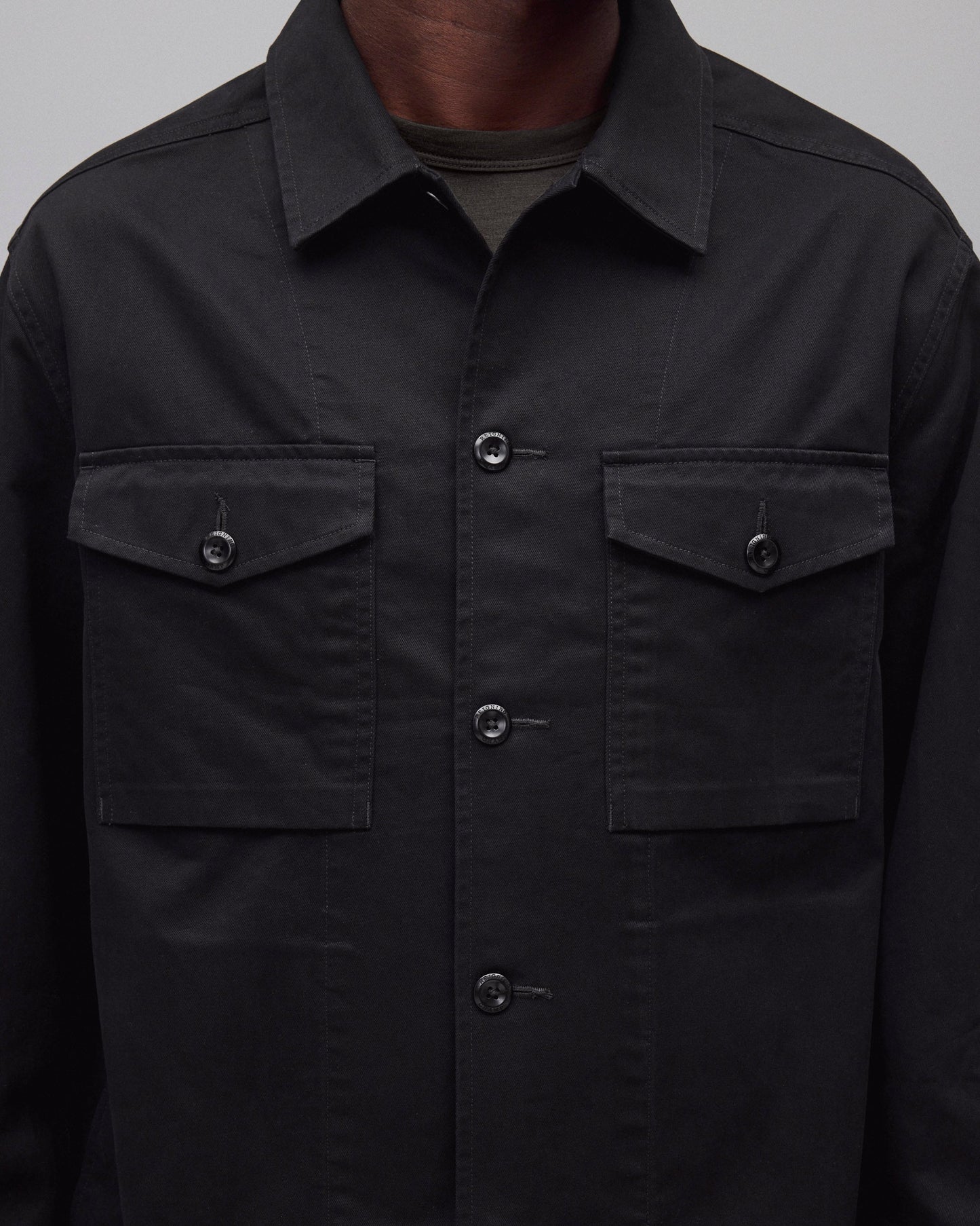 Cotton Chino Keeper Standard Overshirt
