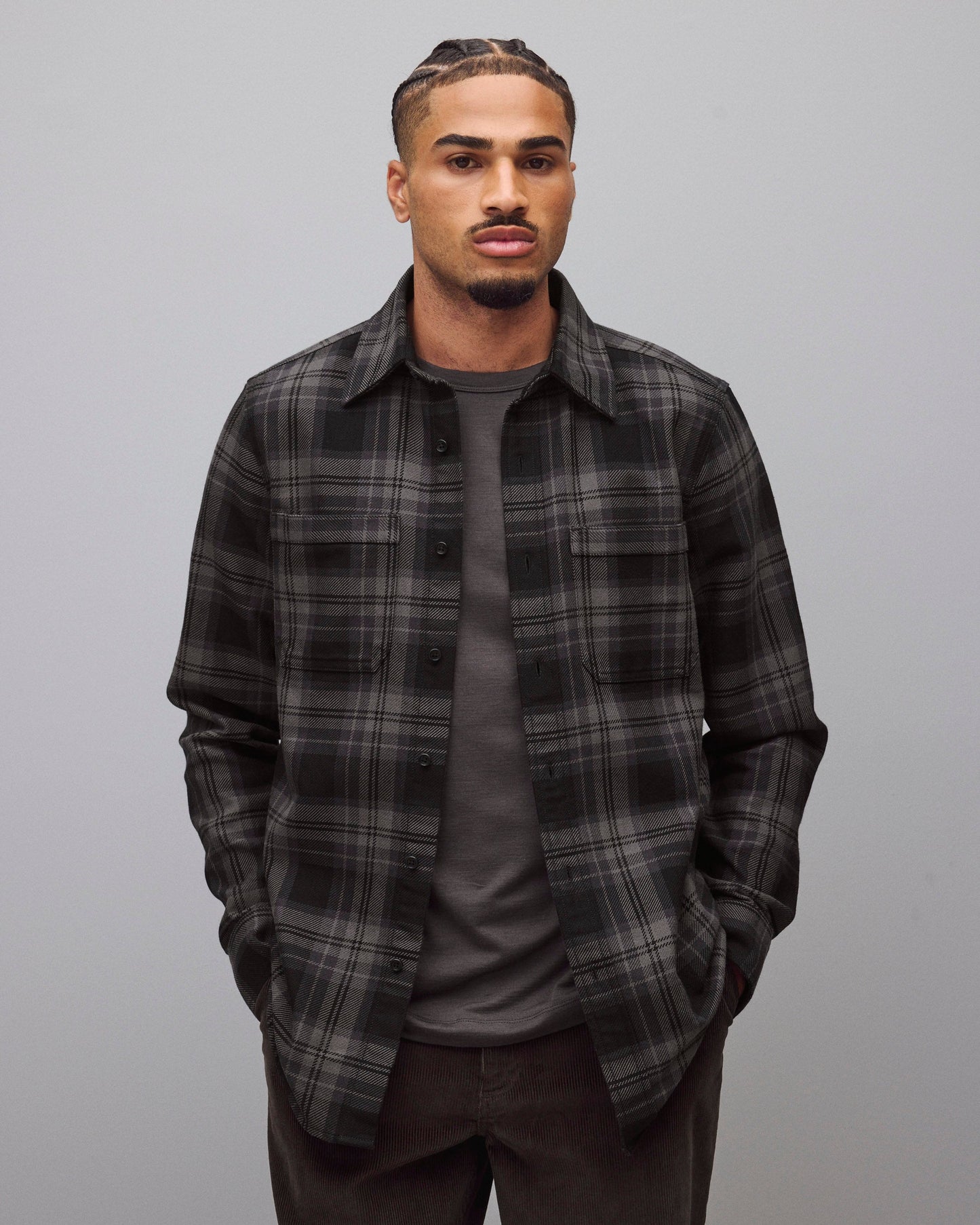Cotton Plaid Union Standard Shirt