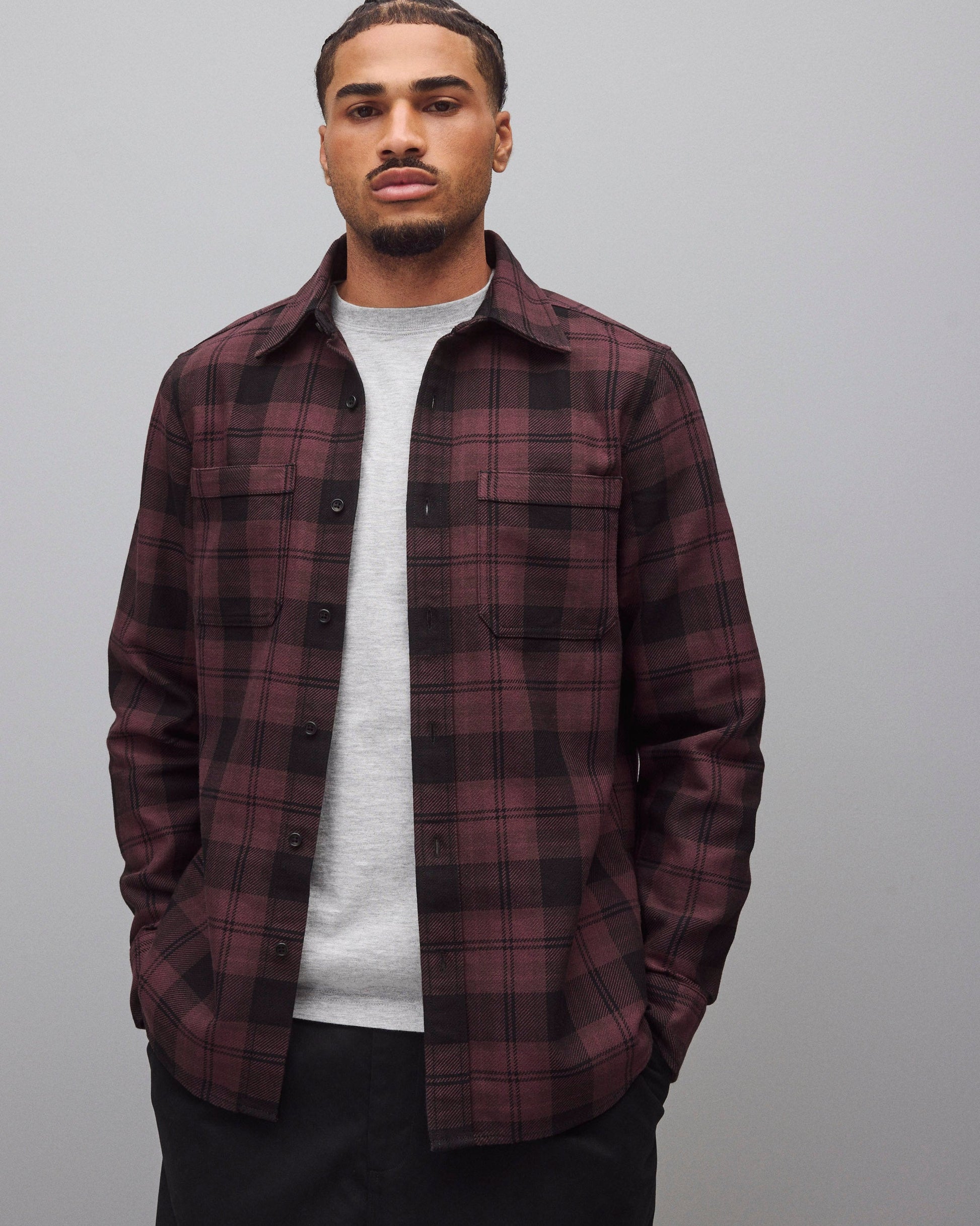 Cotton Plaid Union Standard Shirt | Reigning Champ | Reigning Champ US Cotton Plaid Union Standard Shirt | Reigning Champ | Reigning Champ US