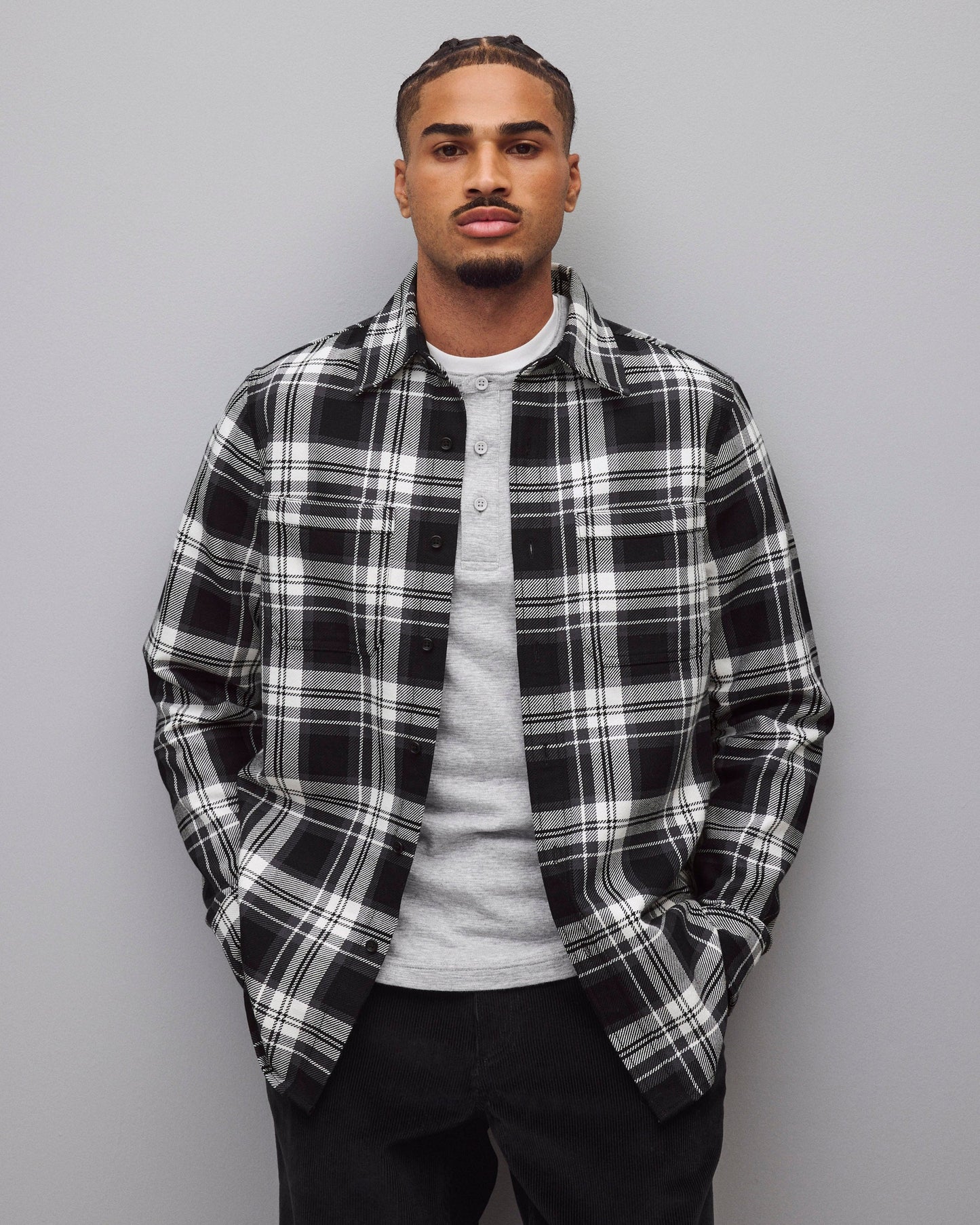 Cotton Plaid Union Standard Shirt