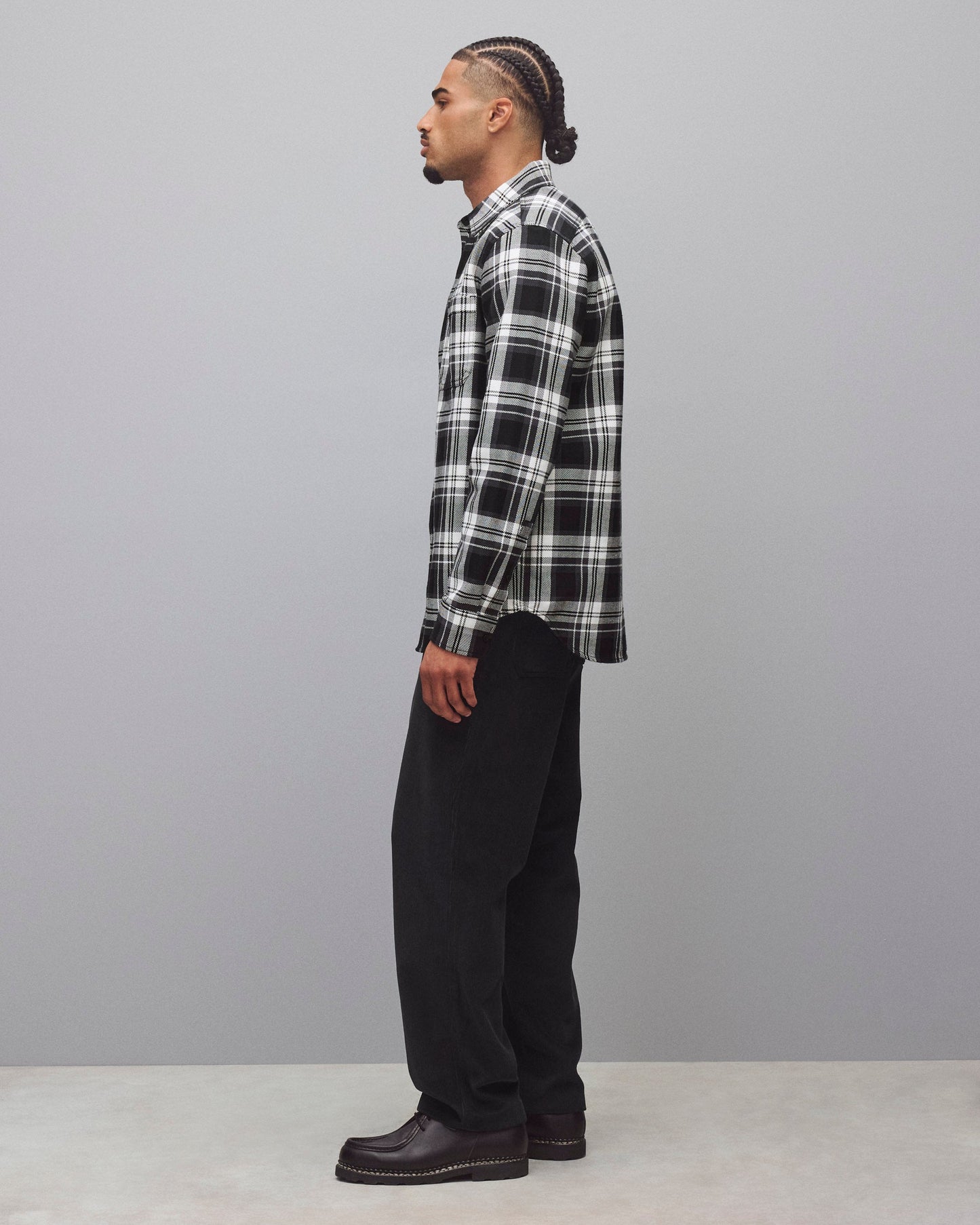 Cotton Plaid Union Standard Shirt