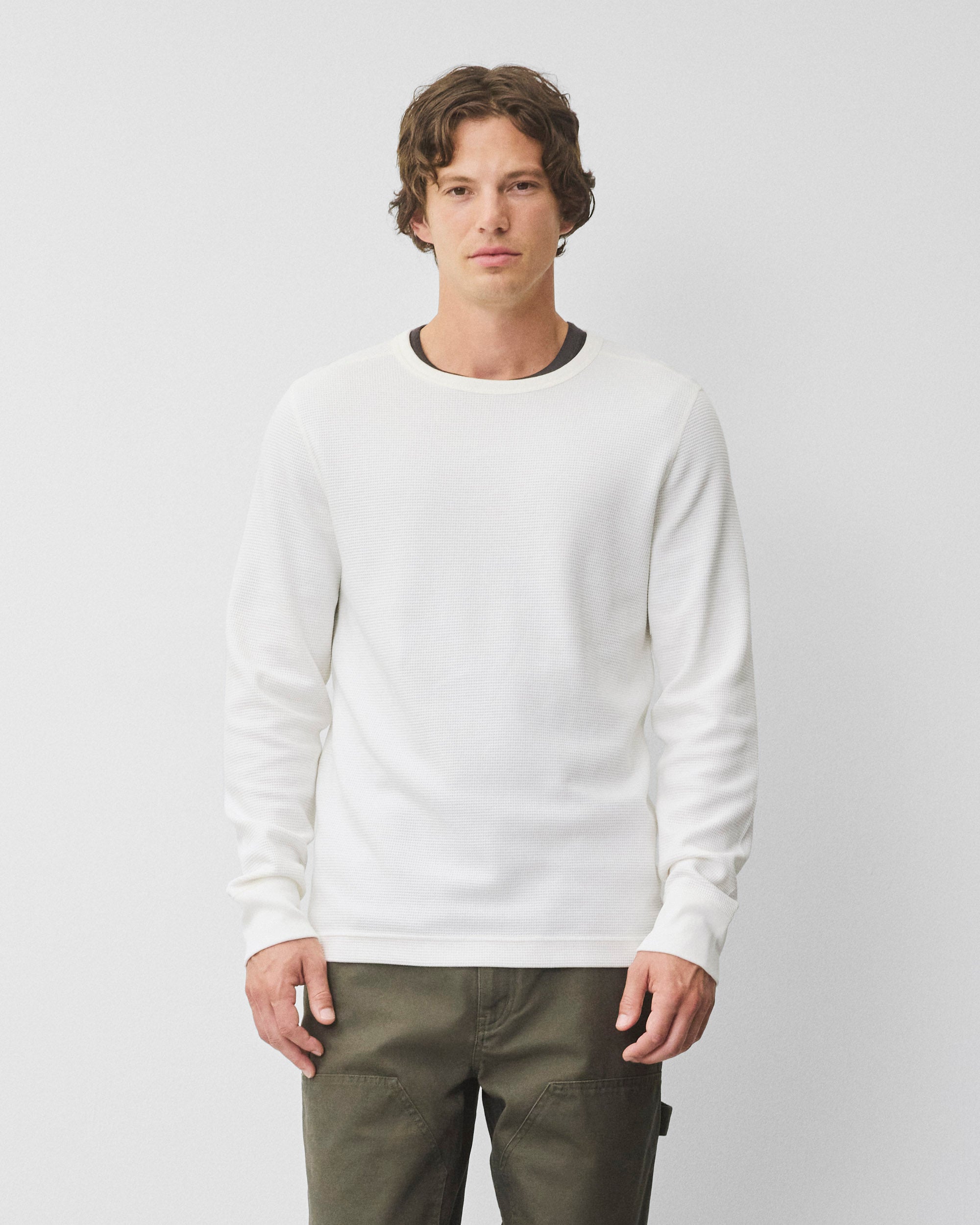 Lightweight Waffle Standard Long Sleeve | Reigning Champ