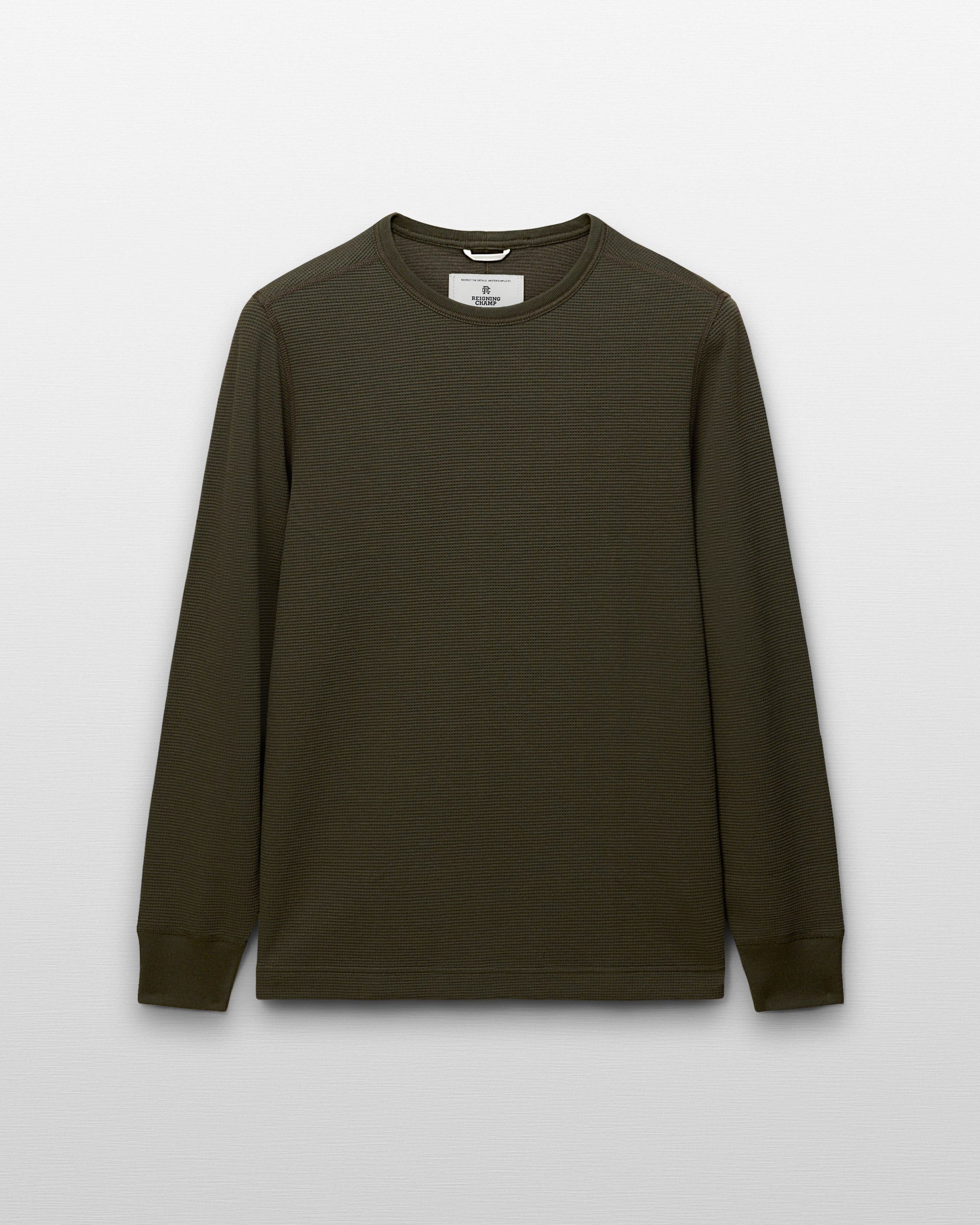 Lightweight Waffle Standard Long Sleeve | Reigning Champ