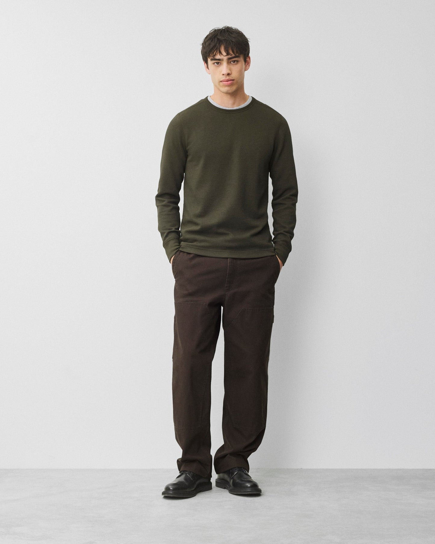 Lightweight Waffle Standard Long Sleeve