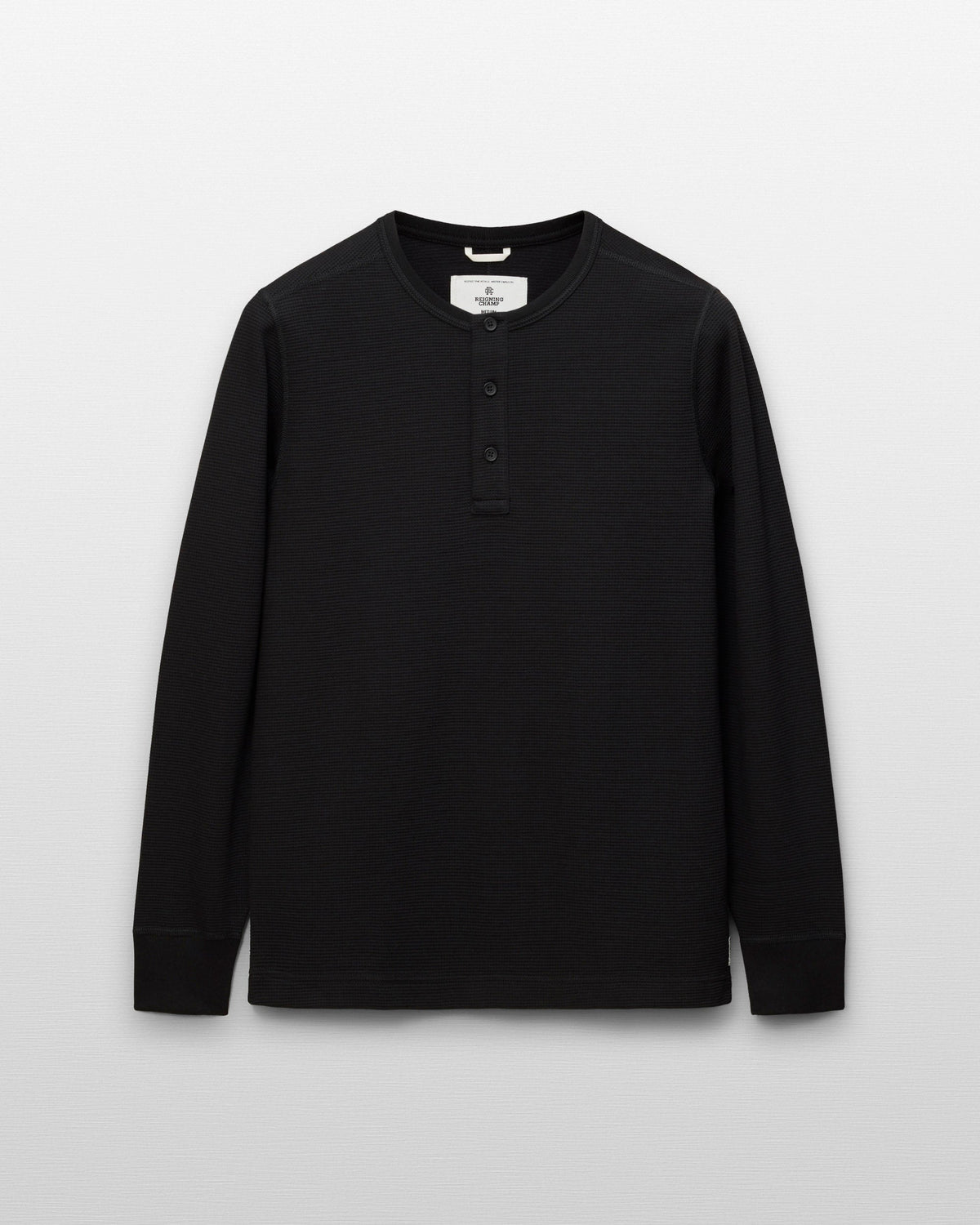 Lightweight Waffle Standard Henley