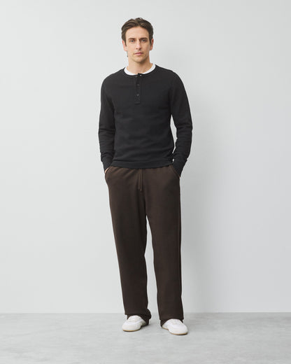 Lightweight Waffle Standard Henley