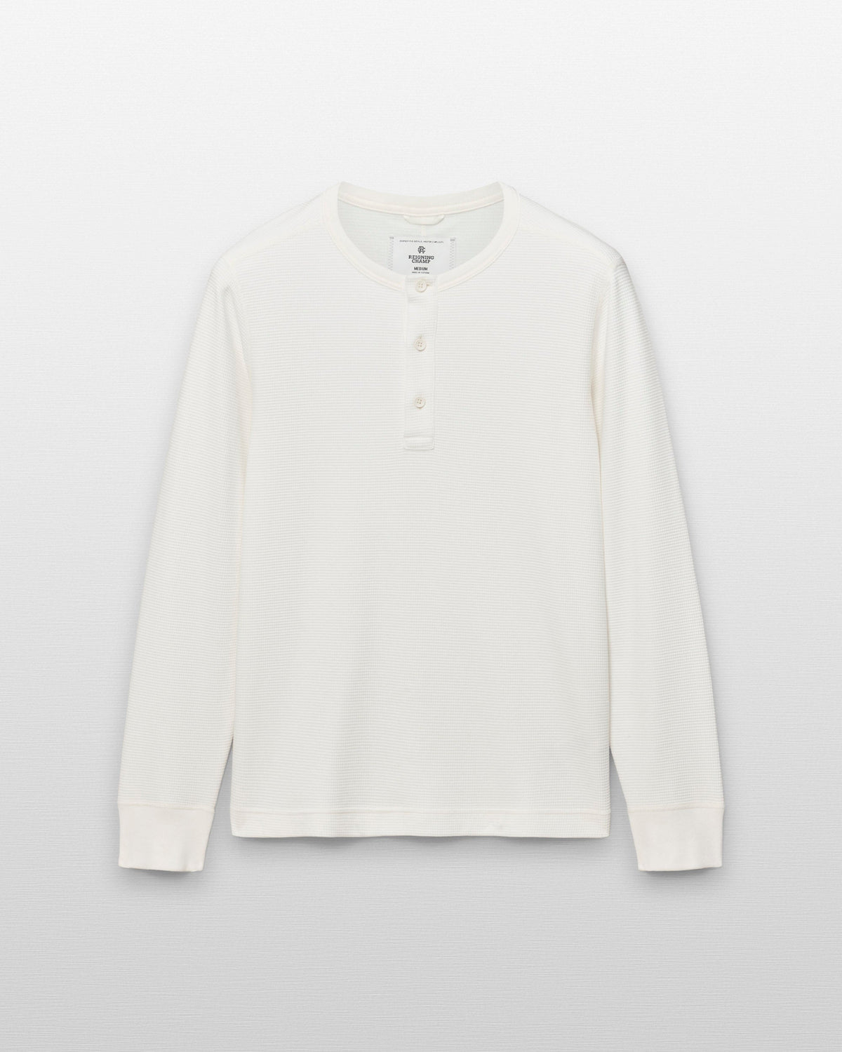 Lightweight Waffle Standard Henley