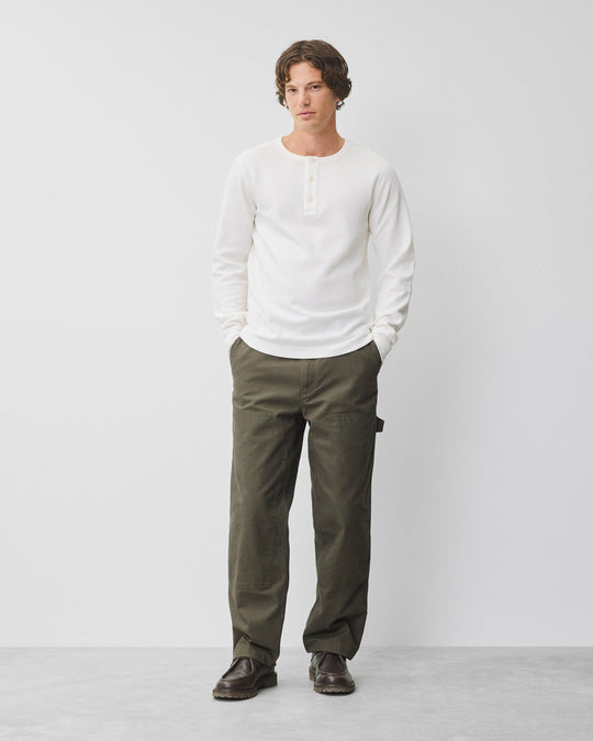 Lightweight Waffle Standard Henley