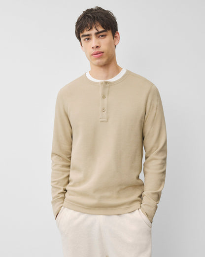 Lightweight Waffle Standard Henley