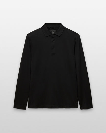 Cotton Interlock Standard Long Sleeve Polo