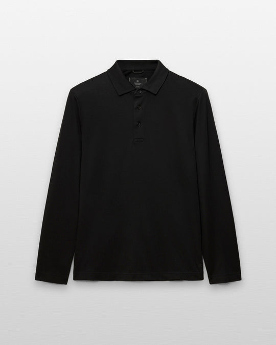 Cotton Interlock Standard Long Sleeve Polo