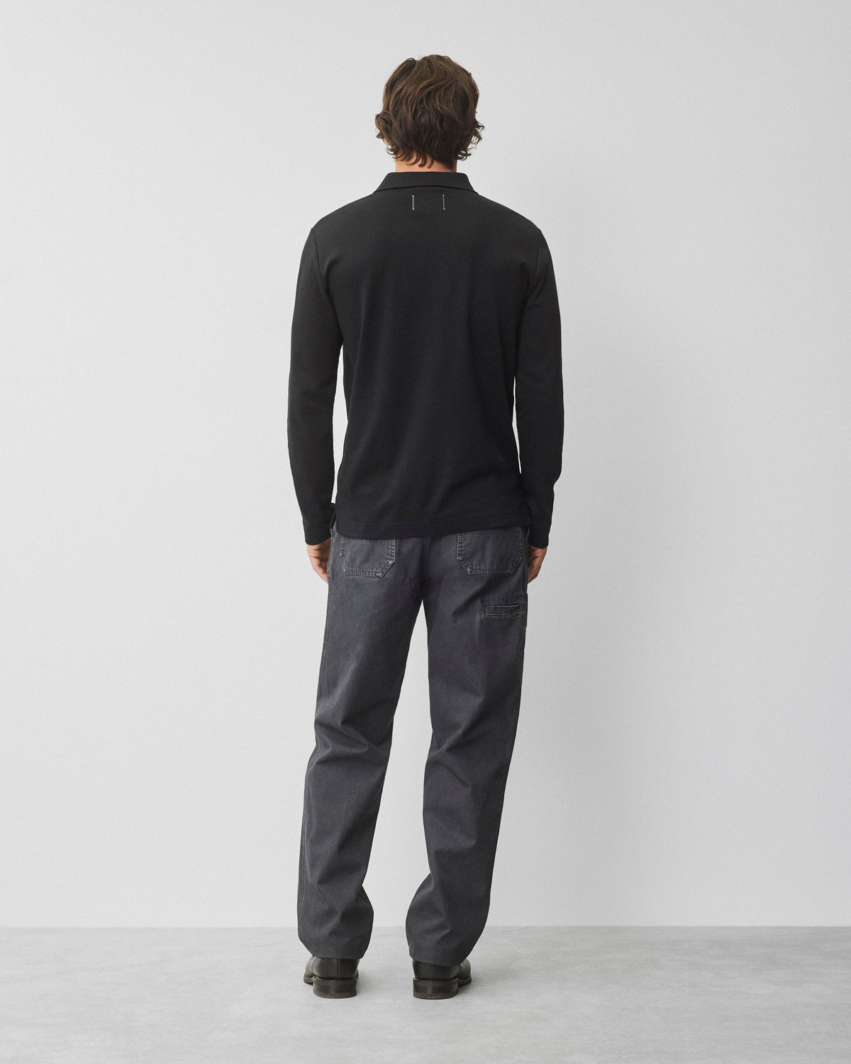 Cotton Interlock Standard Long Sleeve Polo