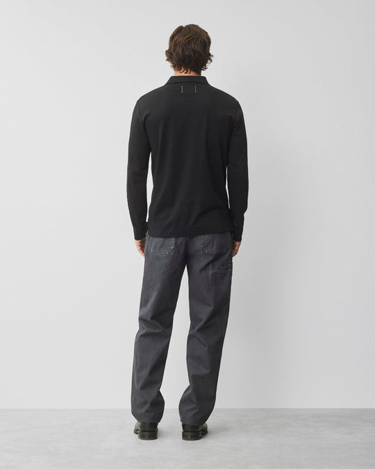 Cotton Interlock Standard Long Sleeve Polo