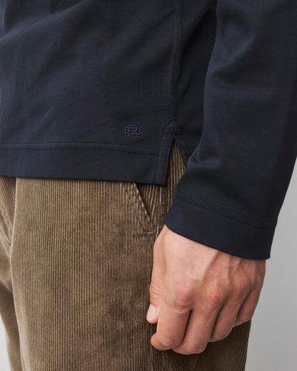 Cotton Interlock Standard Long Sleeve Polo