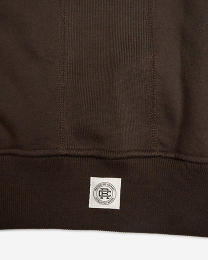 Midweight Terry Standard Button Mockneck