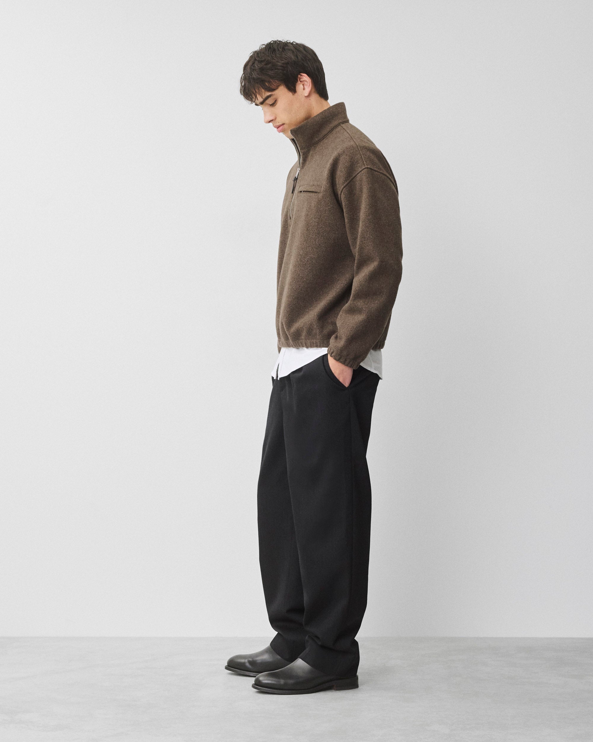 OHGA ベンリージャケット Wool Fleece Ridge Half Zip | Reigning Champ | Reigning Champ US