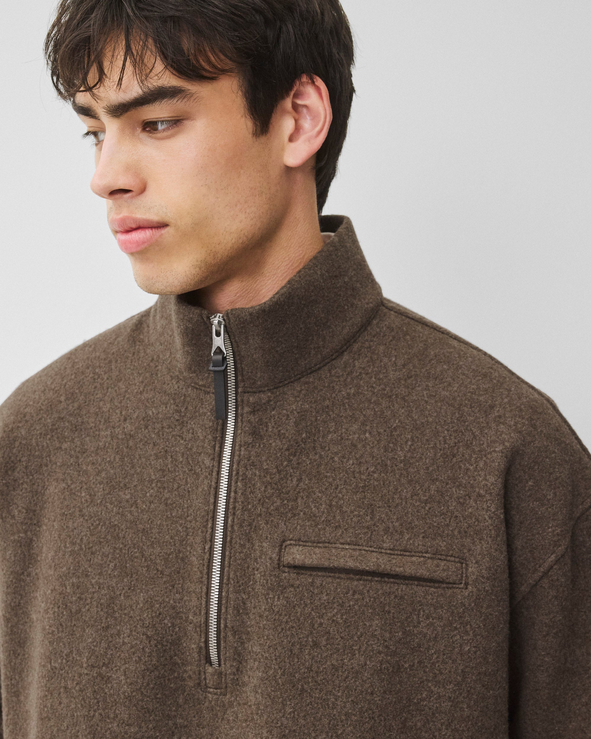 Wool Fleece Ridge Half Zip | Reigning Champ | Reigning Champ US