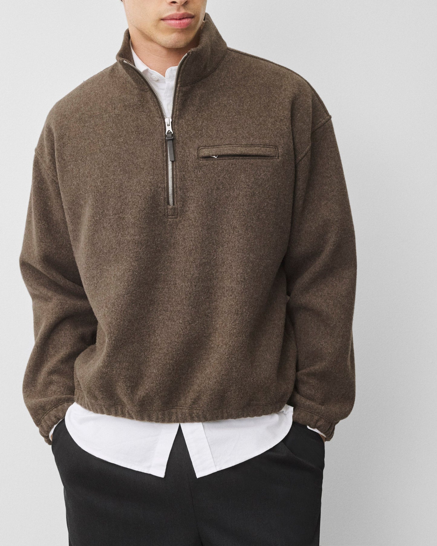 Wool Fleece Ridge Half Zip