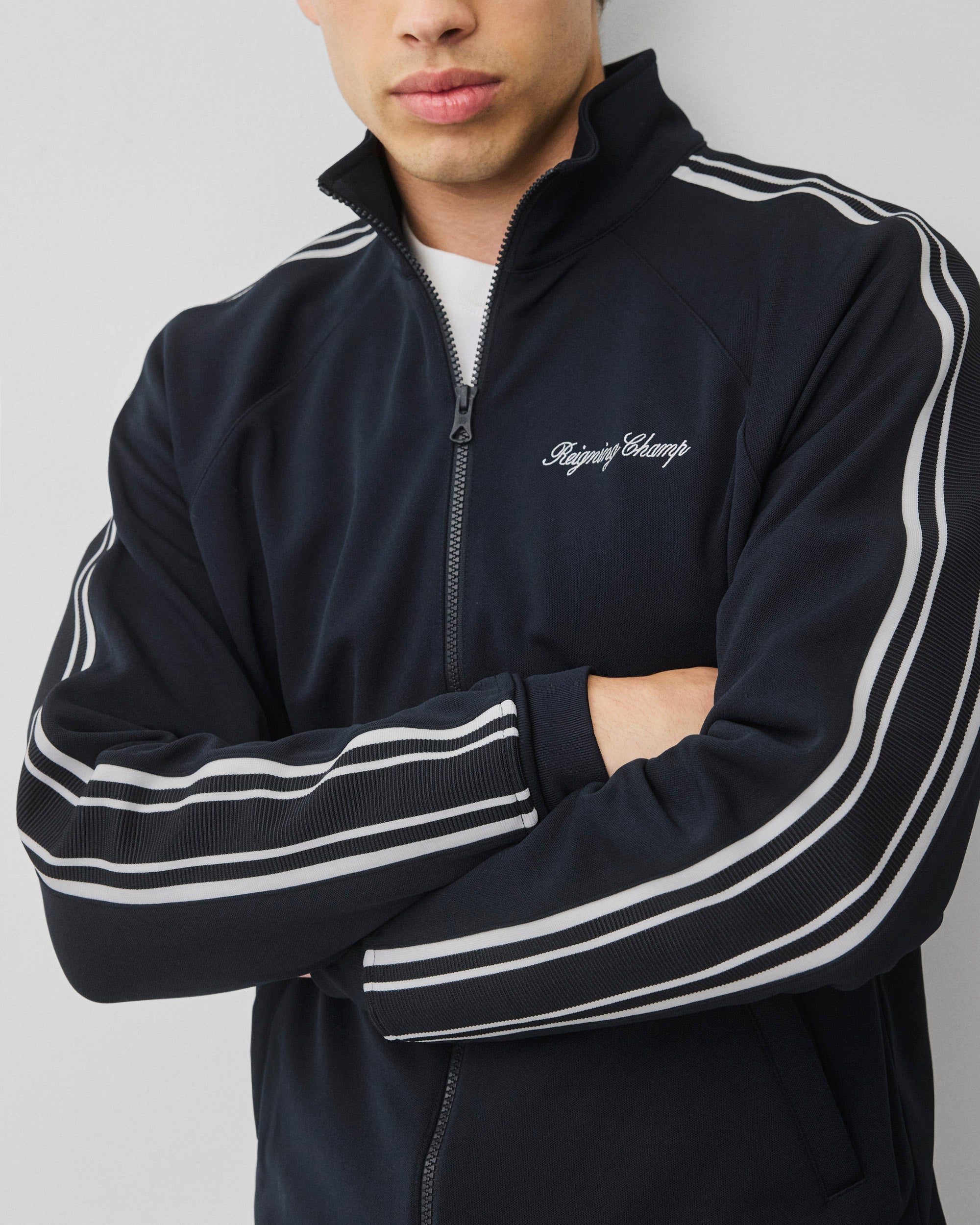 Poly Pique Campo Standard Track Jacket | Reigning Champ | Reigning