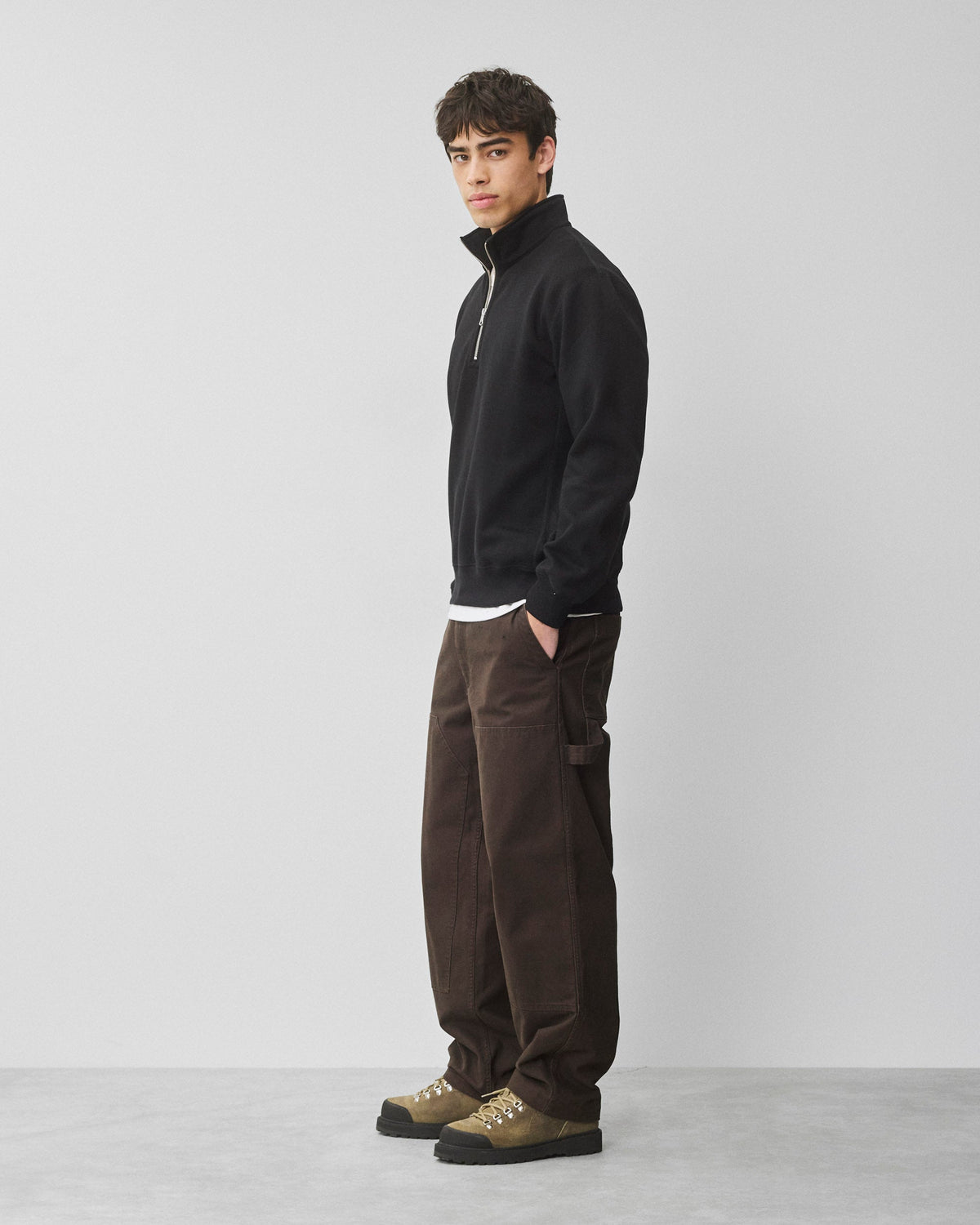 Brushed Fleece Standard Quarter Zip