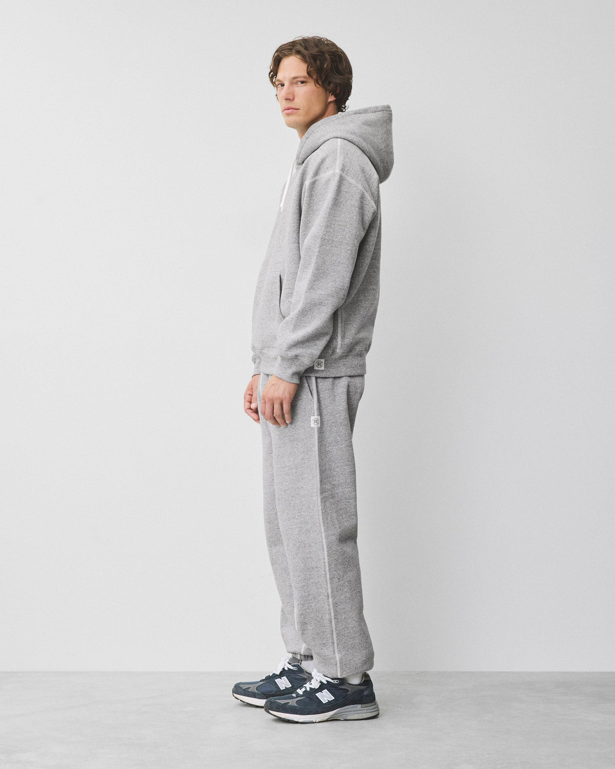 Brushed Fleece Relaxed Hoodie