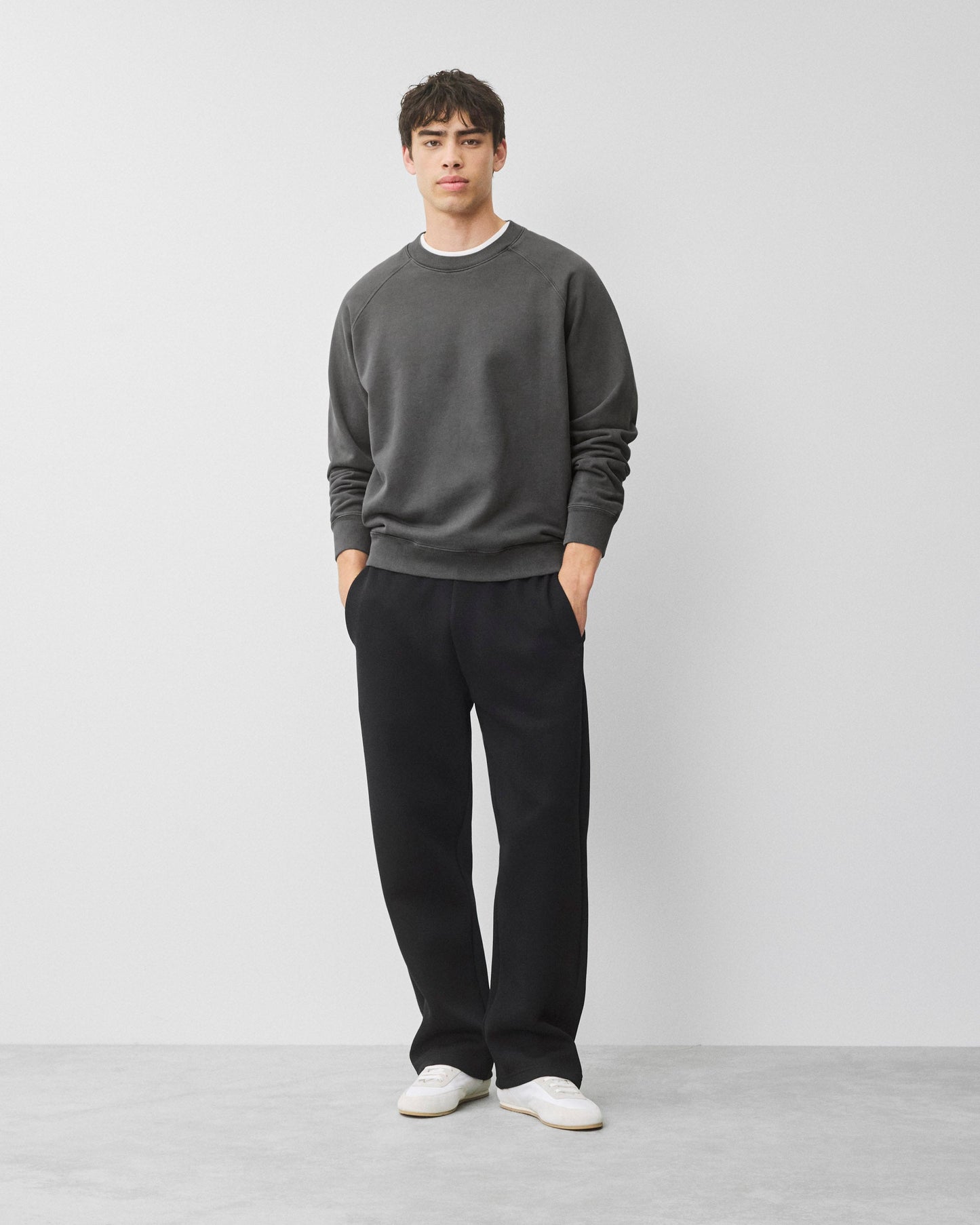 Midweight Terry Fadeaway Standard Crewneck