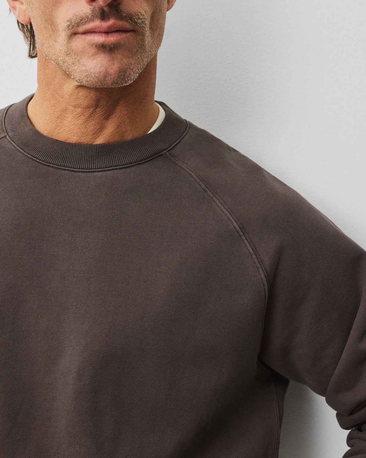 Midweight Terry Fadeaway Standard Crewneck
