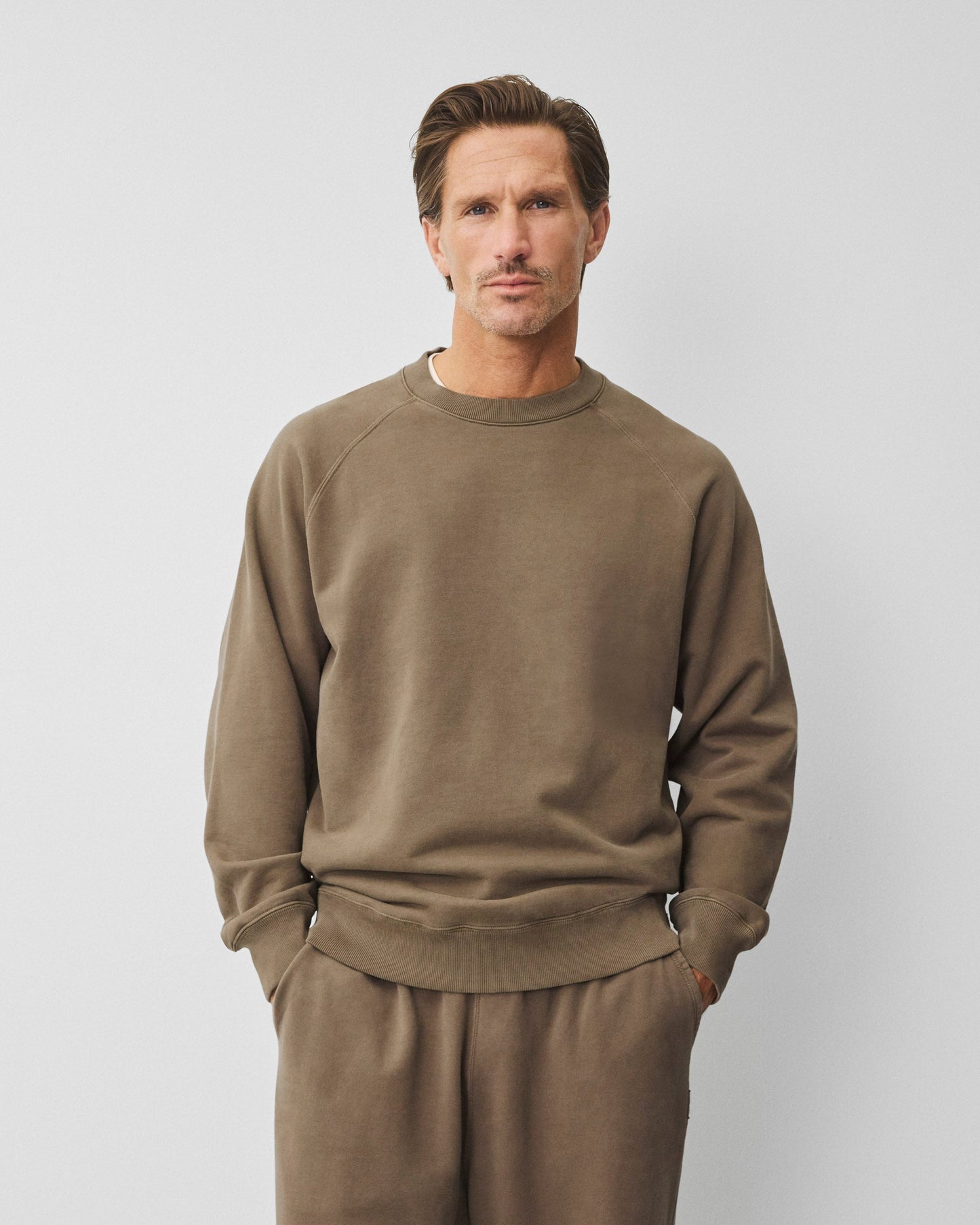 Midweight Terry Fadeaway Standard Crewneck