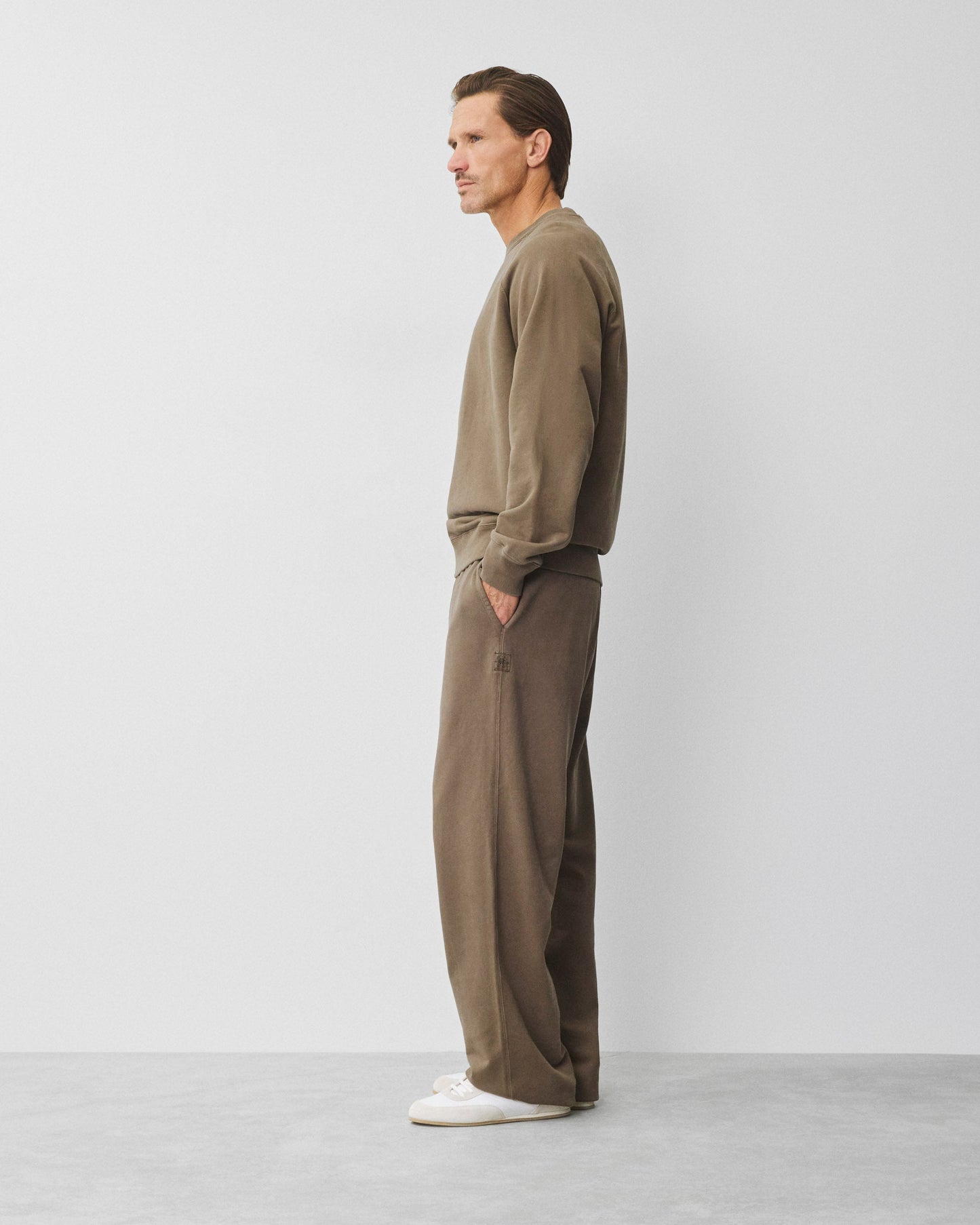 Midweight Terry Fadeaway Standard Crewneck