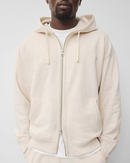 Midweight Terry Relaxed Zip Hoodie