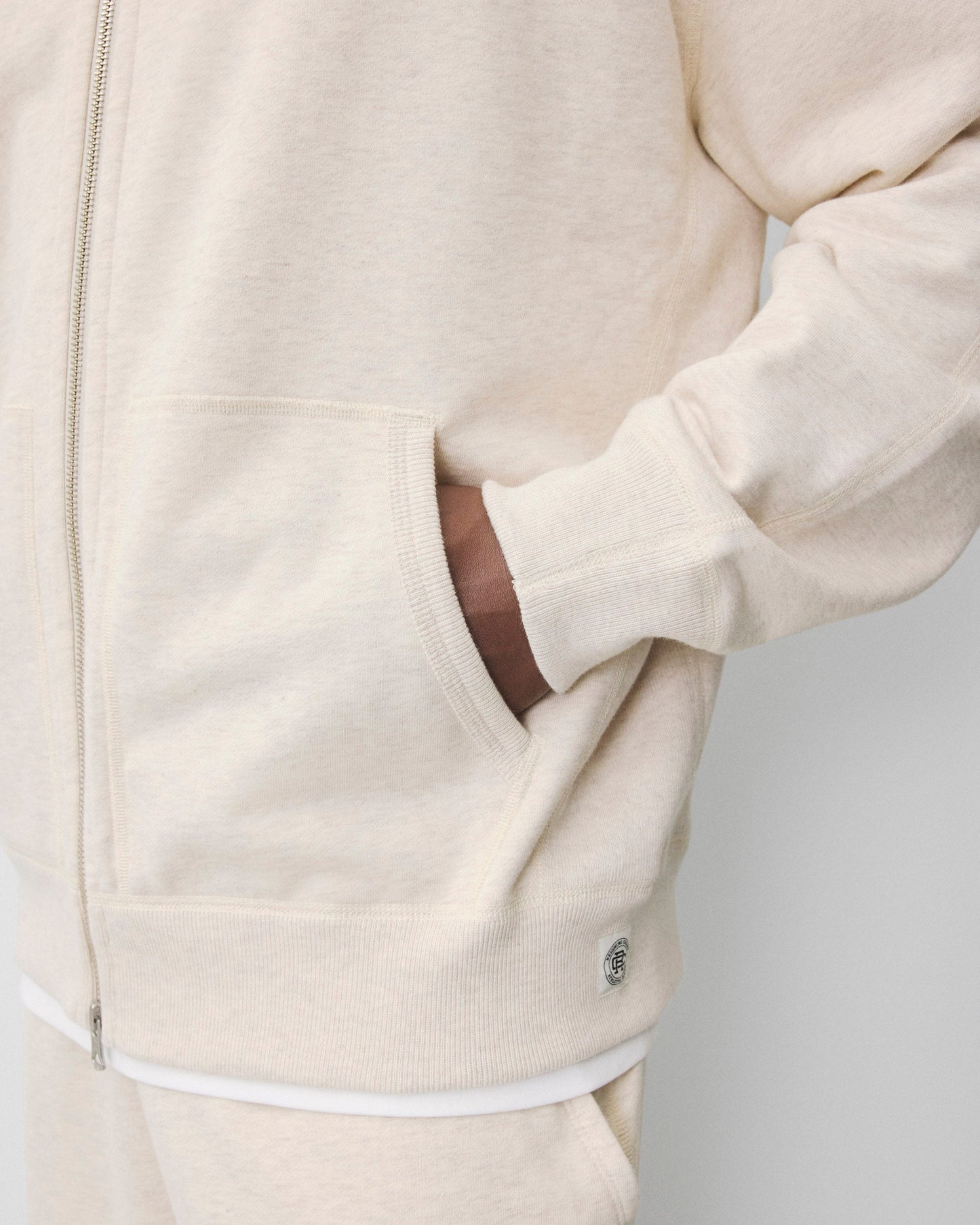 Midweight Terry Relaxed Zip Hoodie