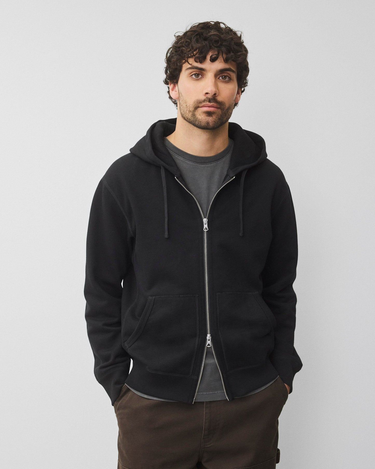 Midweight Terry Standard Zip Hoodie
