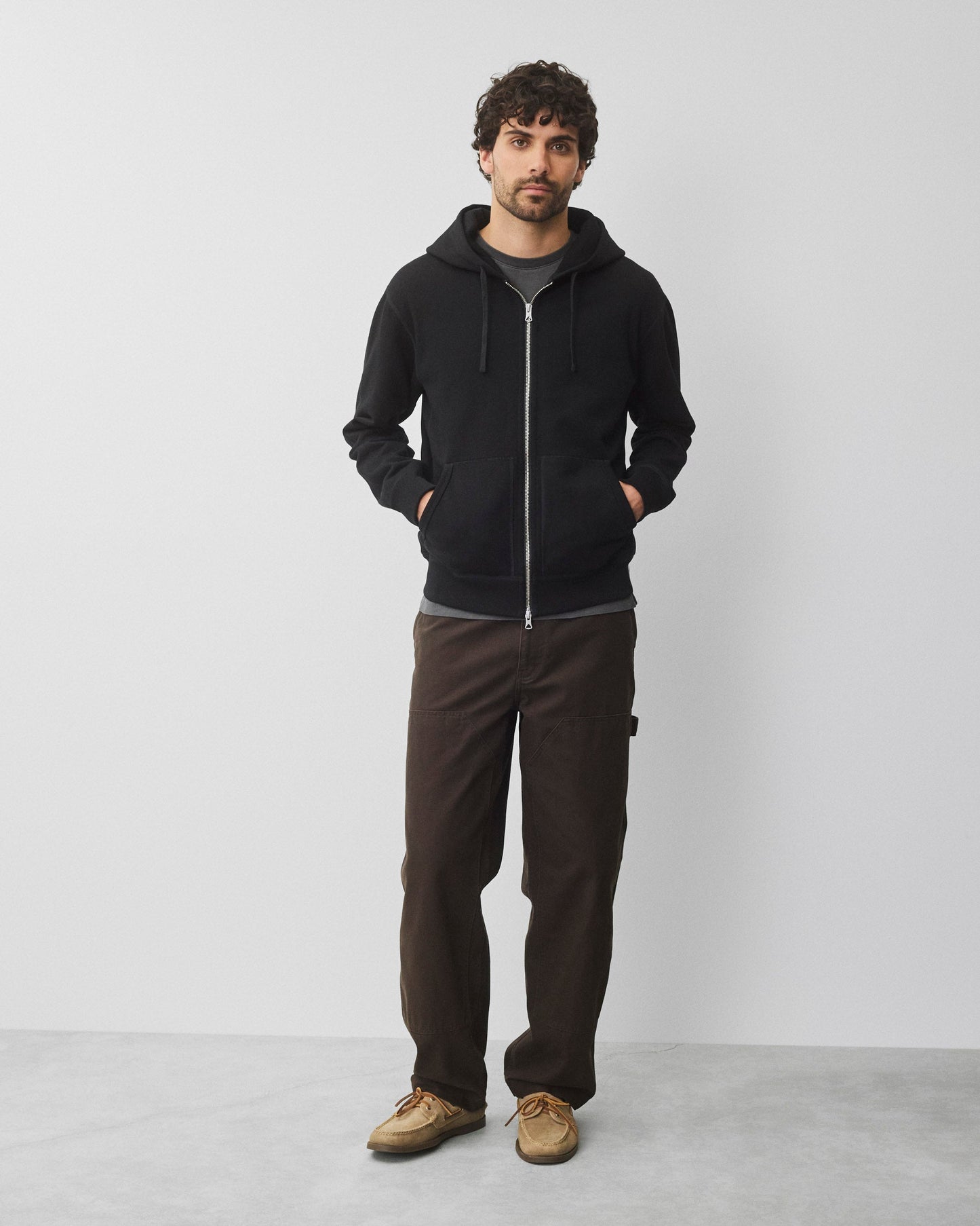 Midweight Terry Standard Zip Hoodie