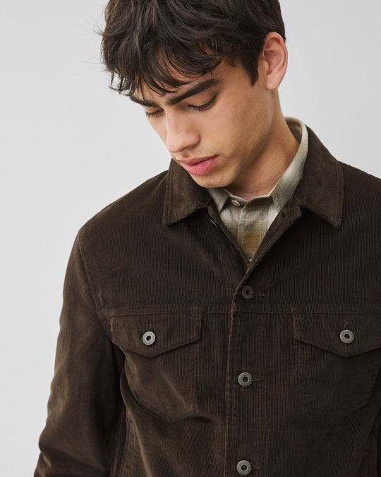 Corduroy Piston Trucker Jacket