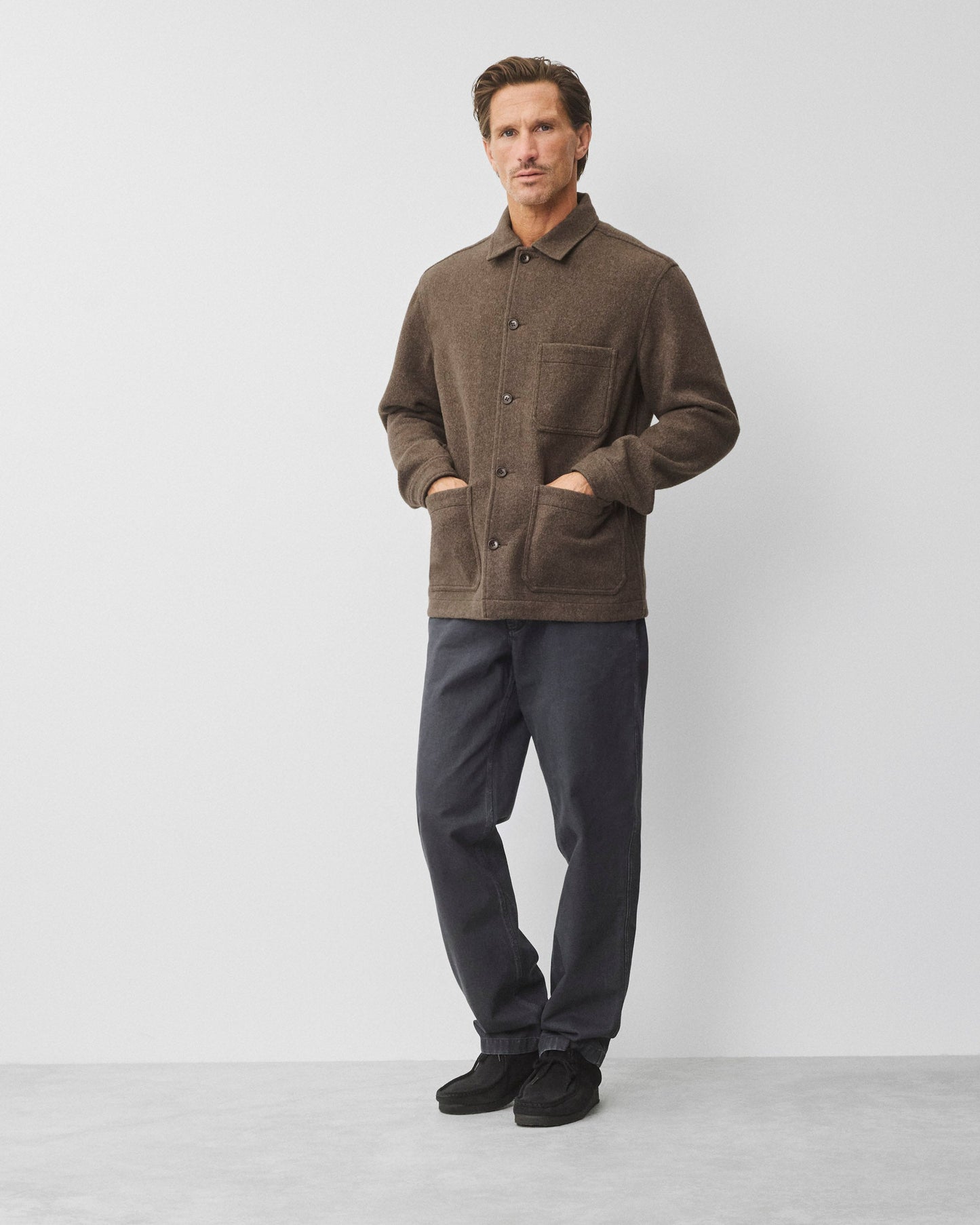 Wool Fleece Chore Jacket